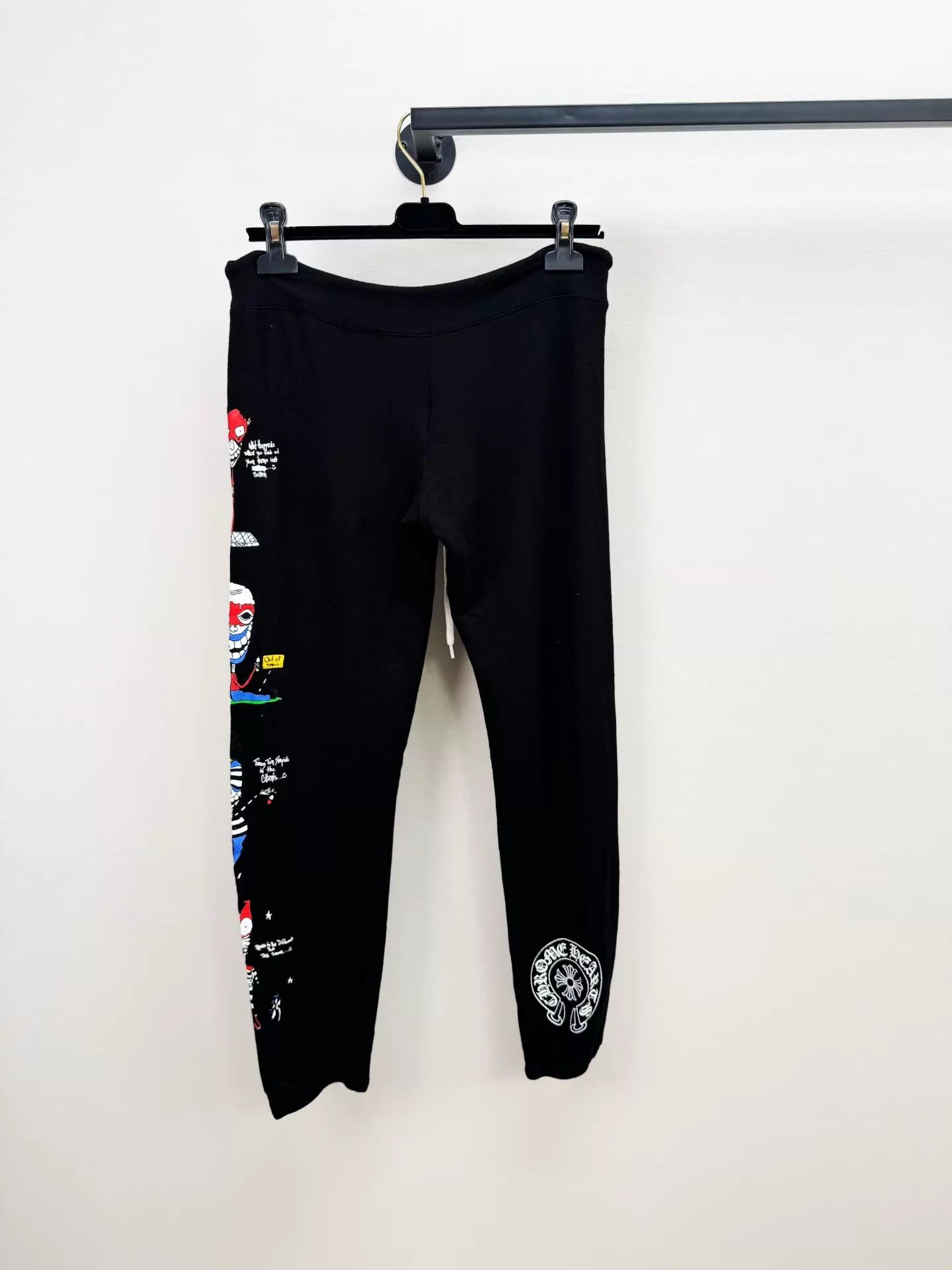 Chrome Hearts Chrome Hearts Black Track Pants S Worn 2-3 Times Size US 29 - 2 Thumbnail
