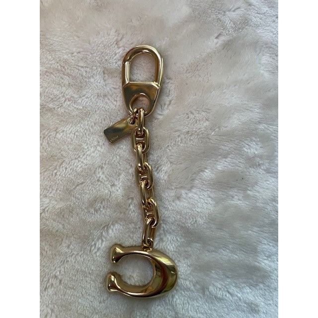 Coach Authentic COACH Gold "C" Bag Charm/Key Chain Size ONE SIZE - 3 Thumbnail