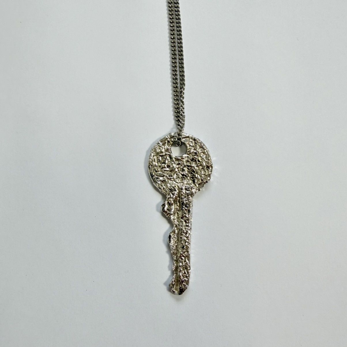 Maison Margiela S/S 10 ‘Silver Foil Key’ Chain Necklace Size ONE SIZE - 7 Thumbnail
