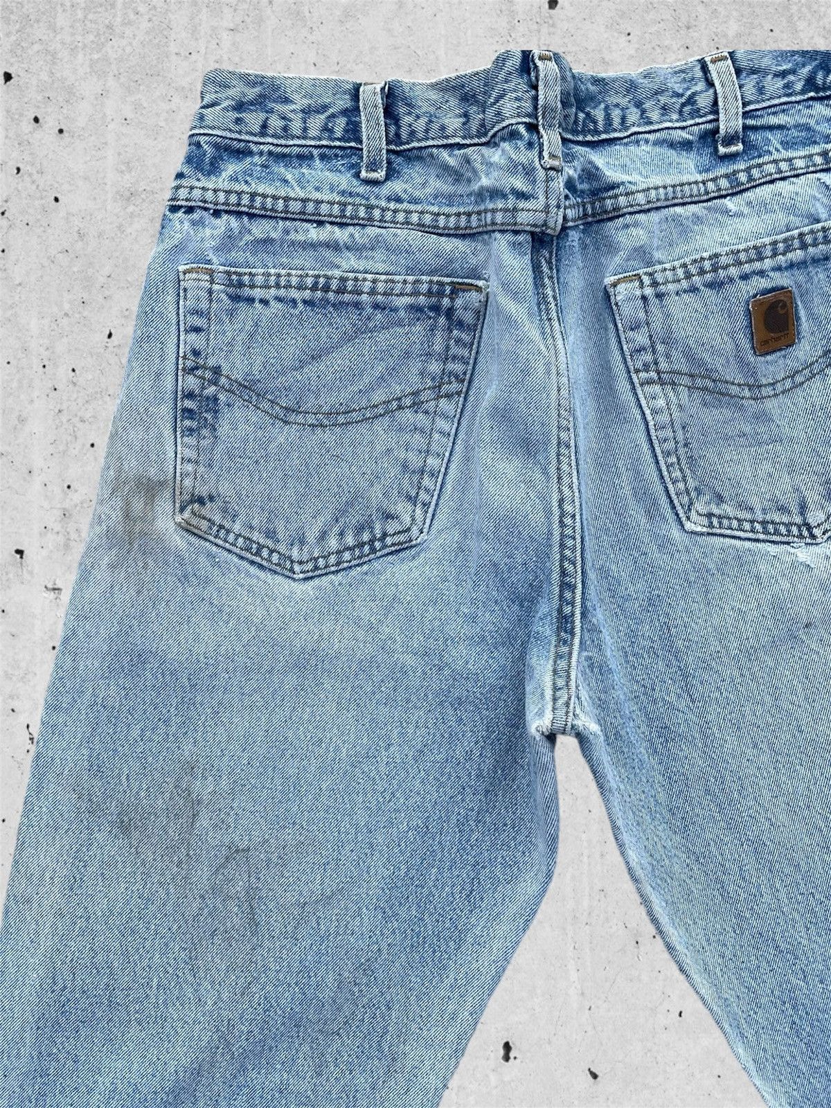 Carhartt 🔥 Carhartt Vintage Distressed Denim W33🔥 Size US 33 - 12 Thumbnail