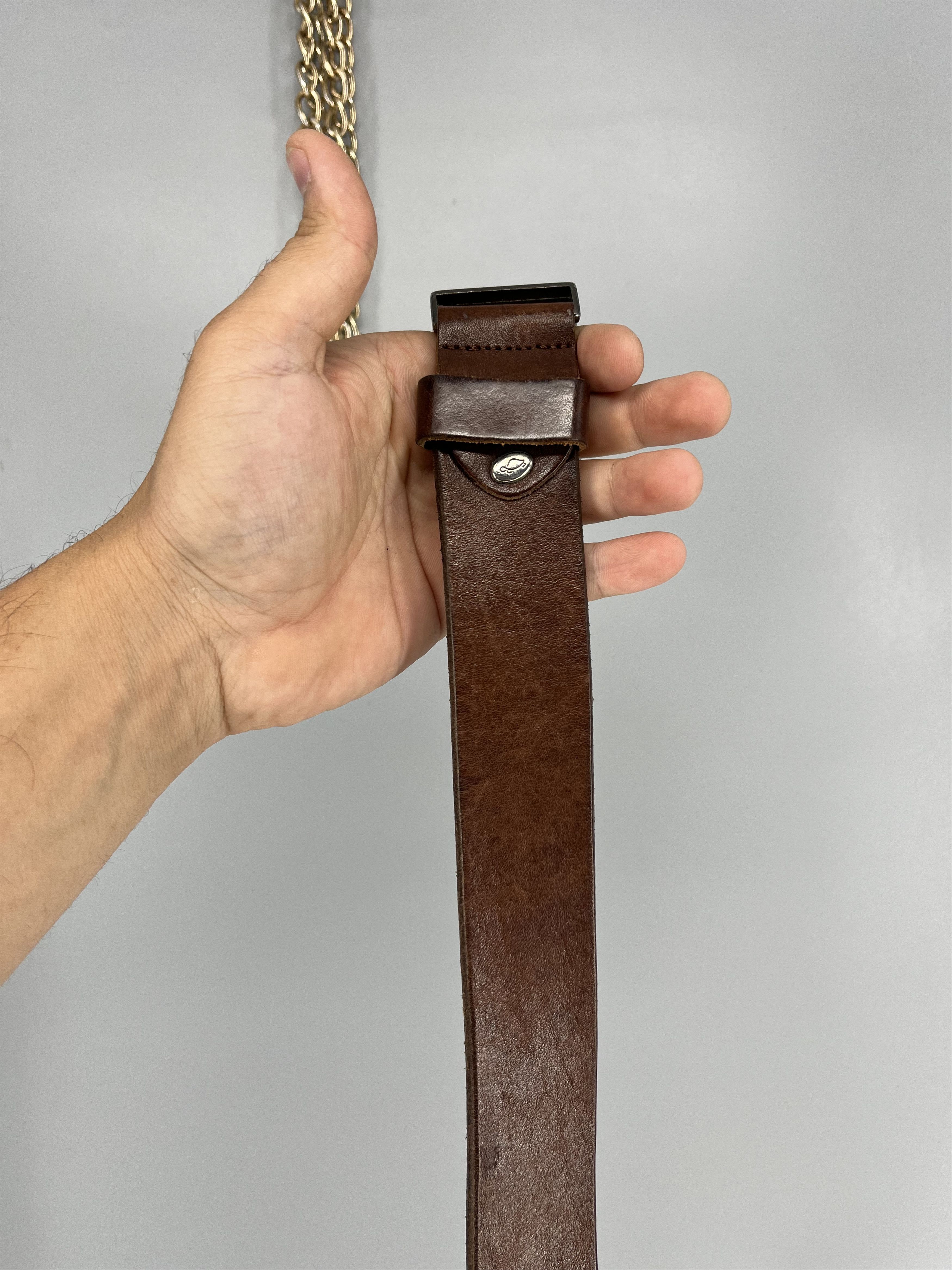Vintage Vintage Y2K Carpisa Leather Belt Size ONE SIZE - 5 Thumbnail