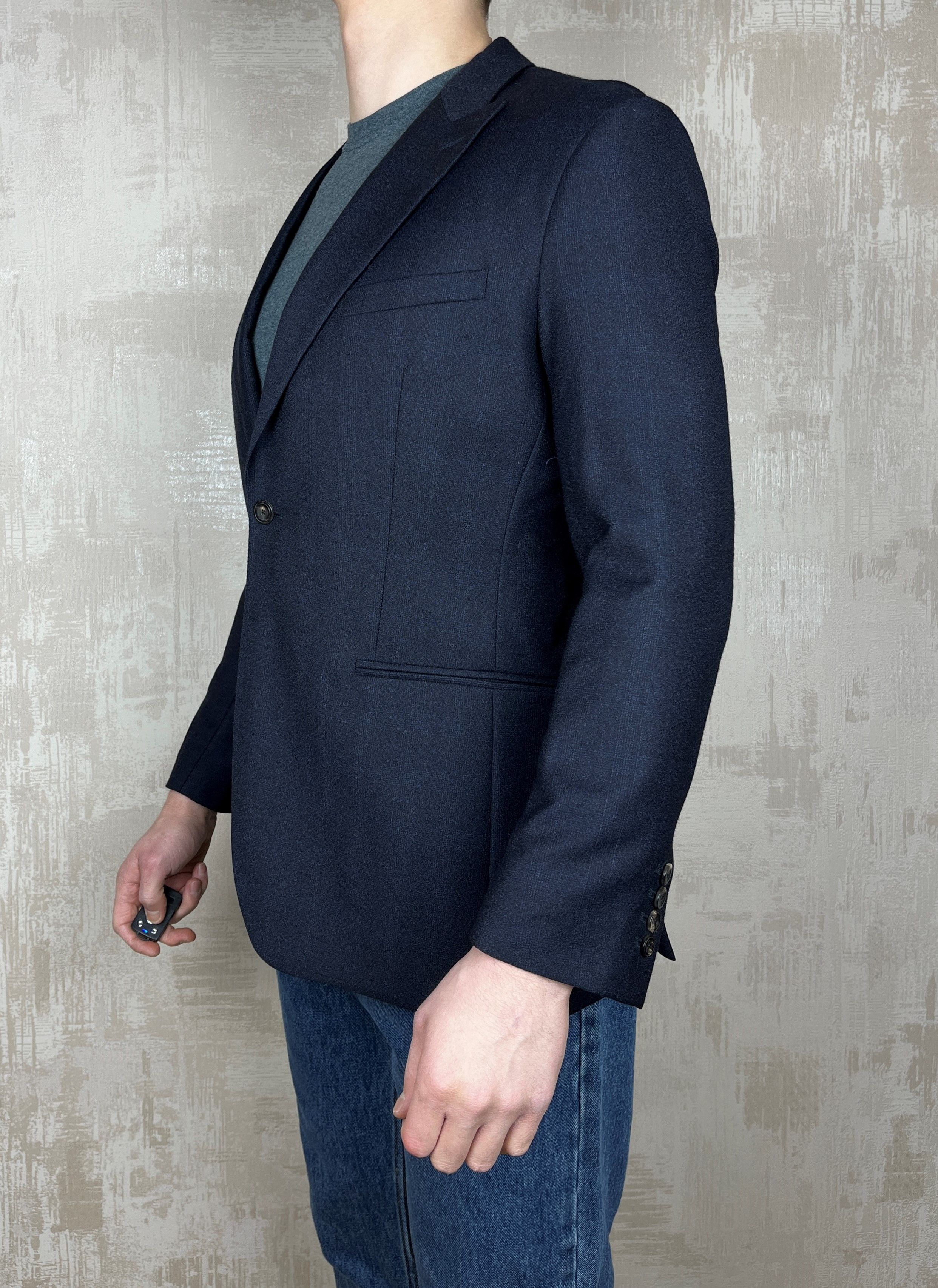 Reiss Reiss Wool Balzer Jacket Sport Coat One Button Chest 42 inch Size 42R - 9 Thumbnail