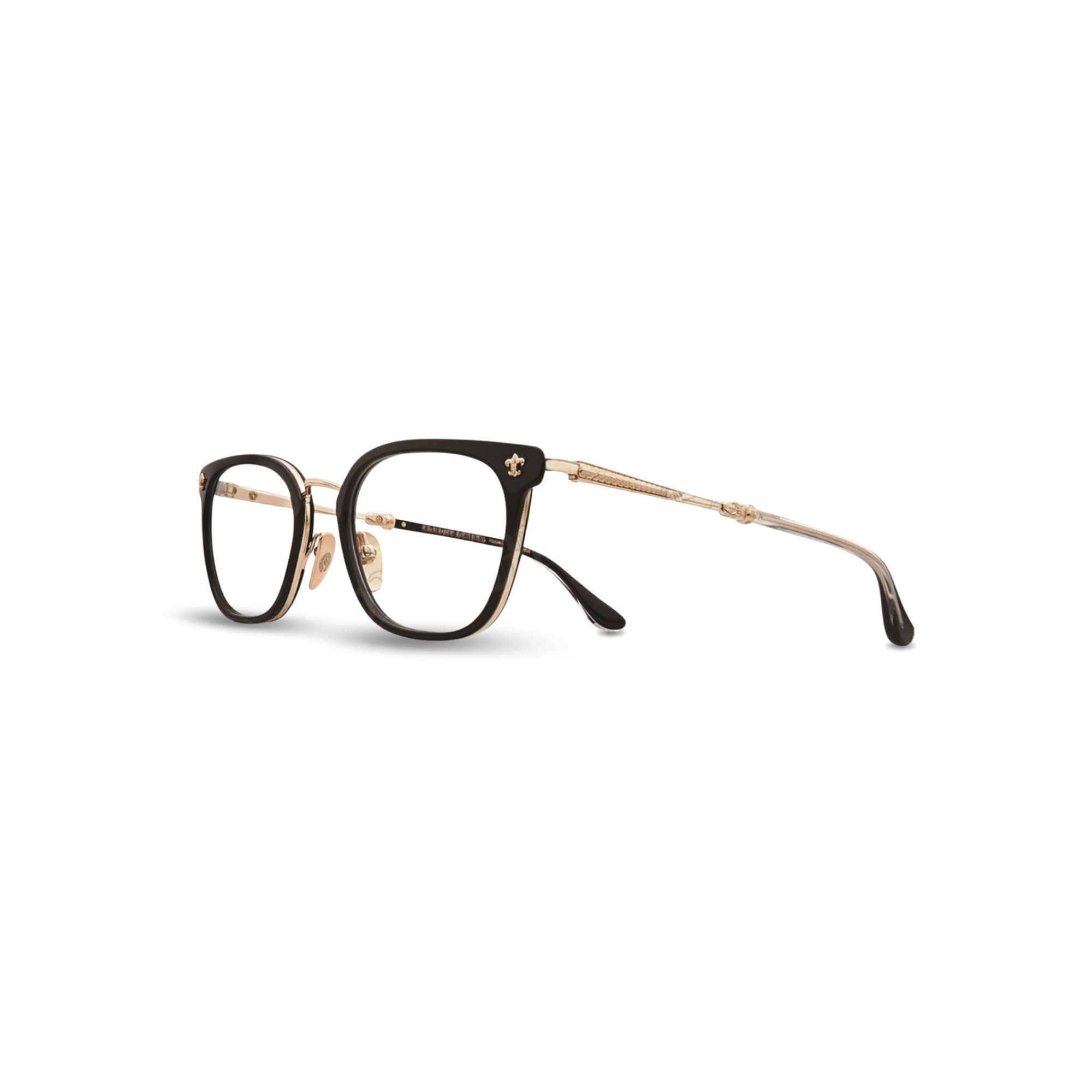 Chrome Hearts CHROME HEARTS STRAPADICTOME BLACK/GOLD PLATED Size ONE SIZE - 1 Thumbnail