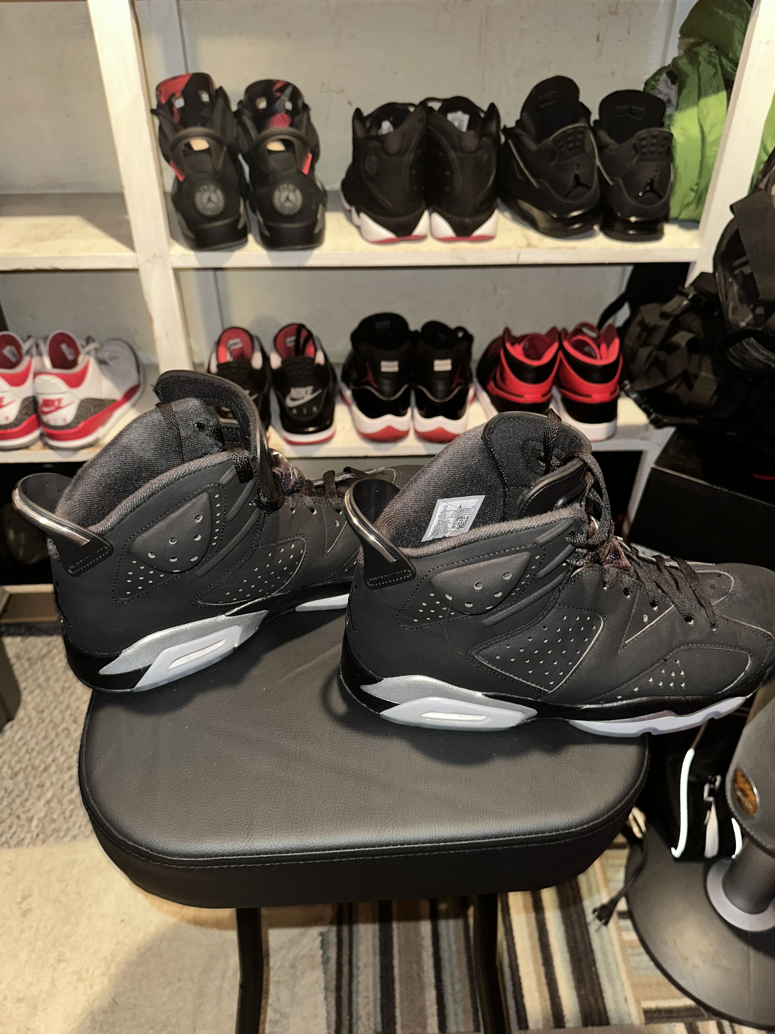 Nike Air Jordan 6 - Retro Chrome Size US 10 / EU 43 - 3 Thumbnail