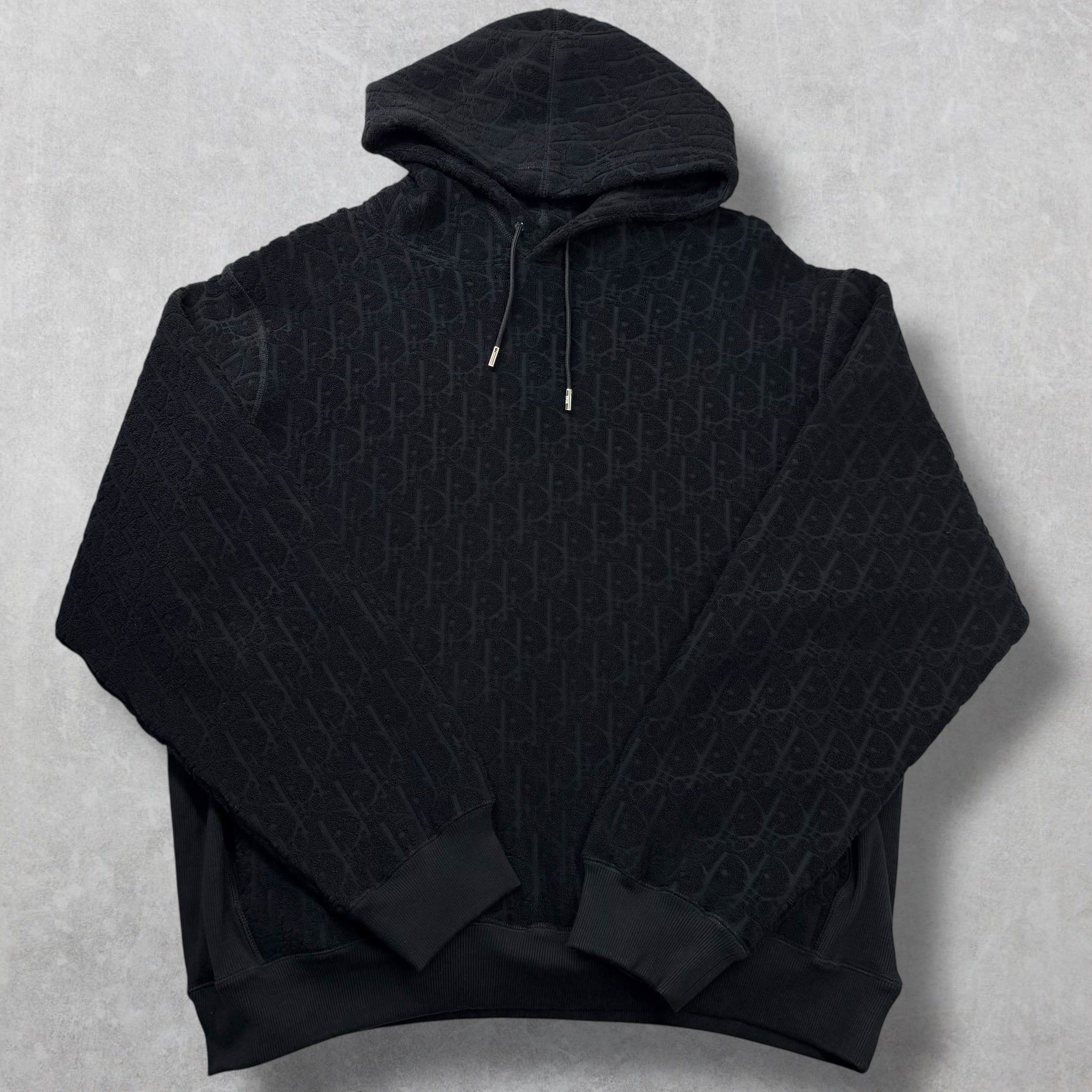 Dior Dior Oblique Relaxed-Fit Hooded Sweatshirt Black XXL Size US XXL / EU 58 / 5 - 1 Thumbnail