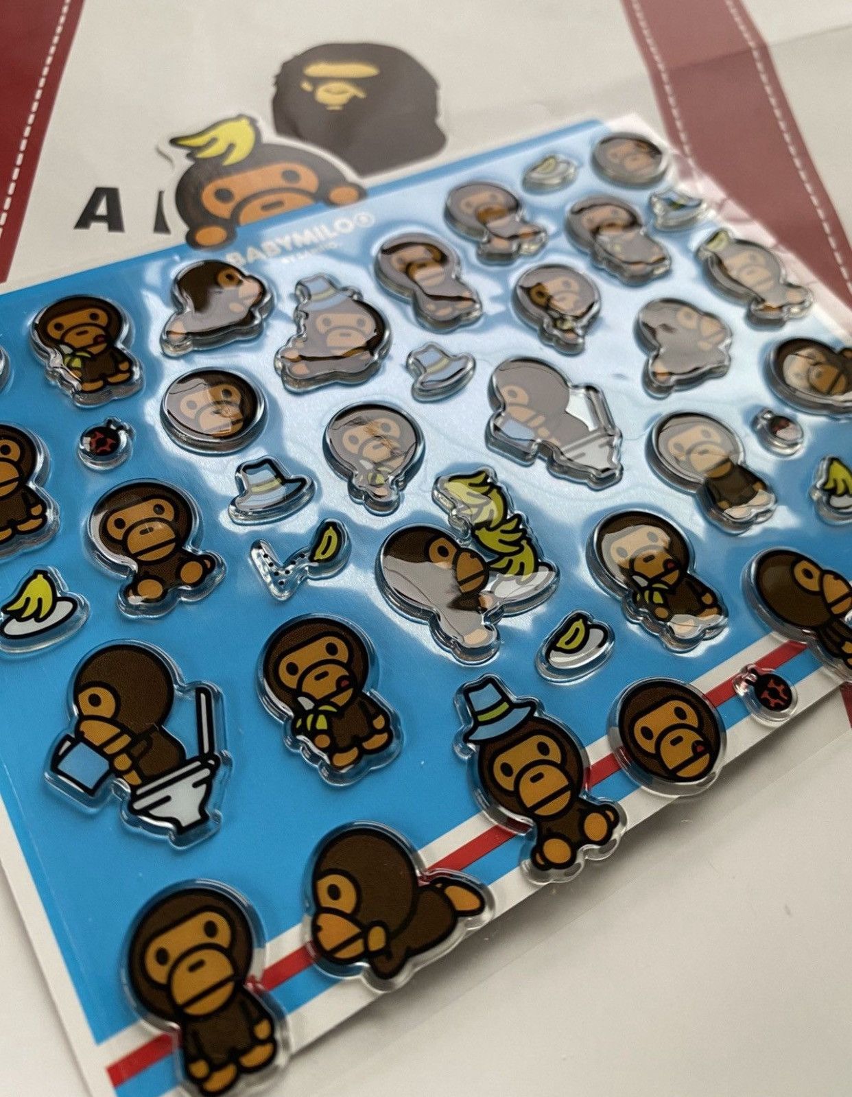 Bape Baby Milo Sticker bundle Size ONE SIZE - 1 Thumbnail