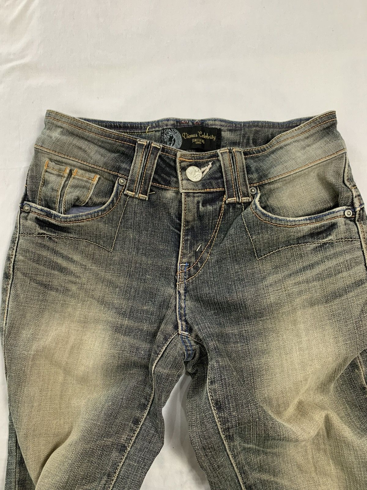 If Six Was Nine Vintage flare vienus jeans pant tornado mart style Size US 27 - 7 Thumbnail