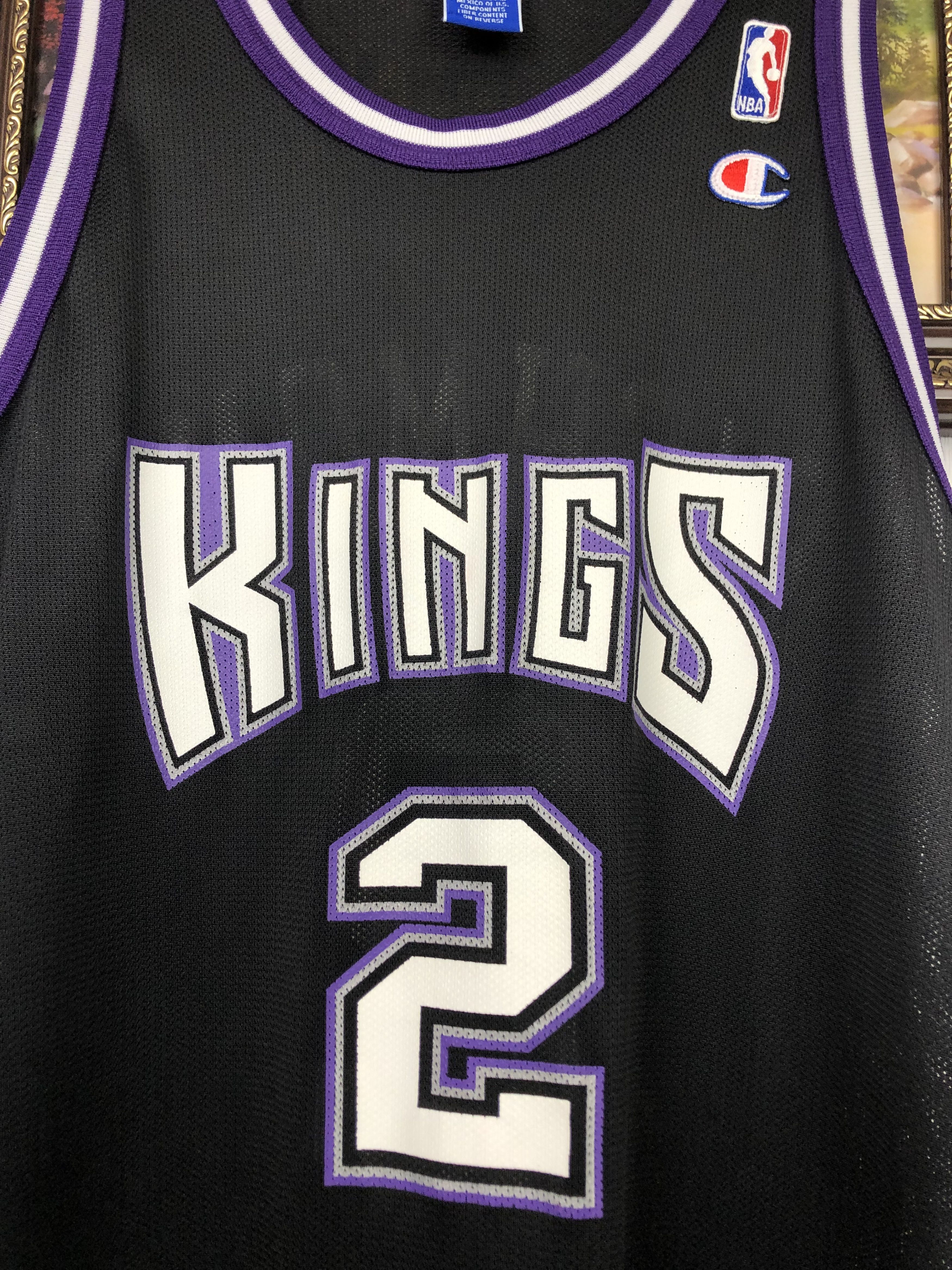 Champion Vintage 90' Champion Sacramento Kings #2 Richmond Jersey NBA Size US L / EU 52-54 / 3 - 3 Thumbnail