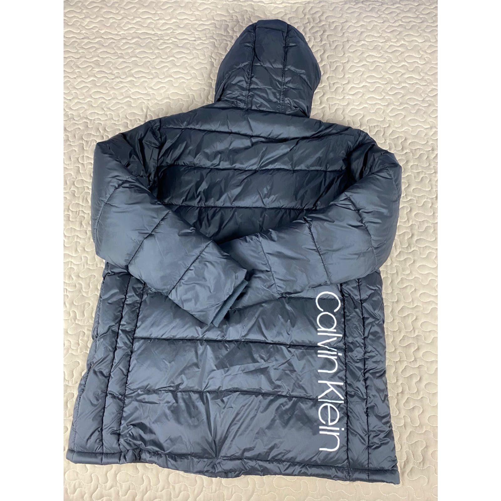 Calvin Klein Calvin Klein Hoodie Mens 2XL Black Puffer Jacket Coat Back Logo Size US XXL / EU 58 / 5 - 5 Thumbnail