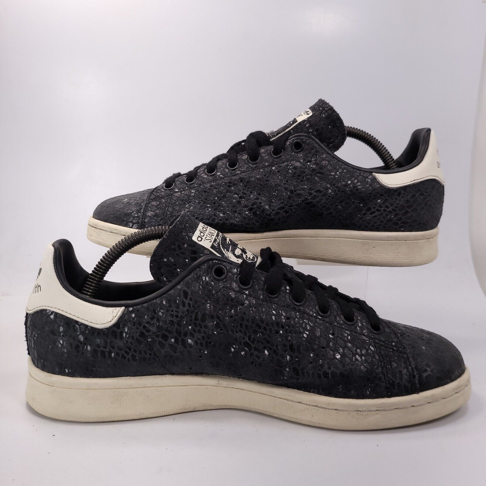 Adidas Adidas Stan Smith Athletic Shoe Womens Size 9 S77344 Black Size US 9 / IT 39 - 6 Thumbnail