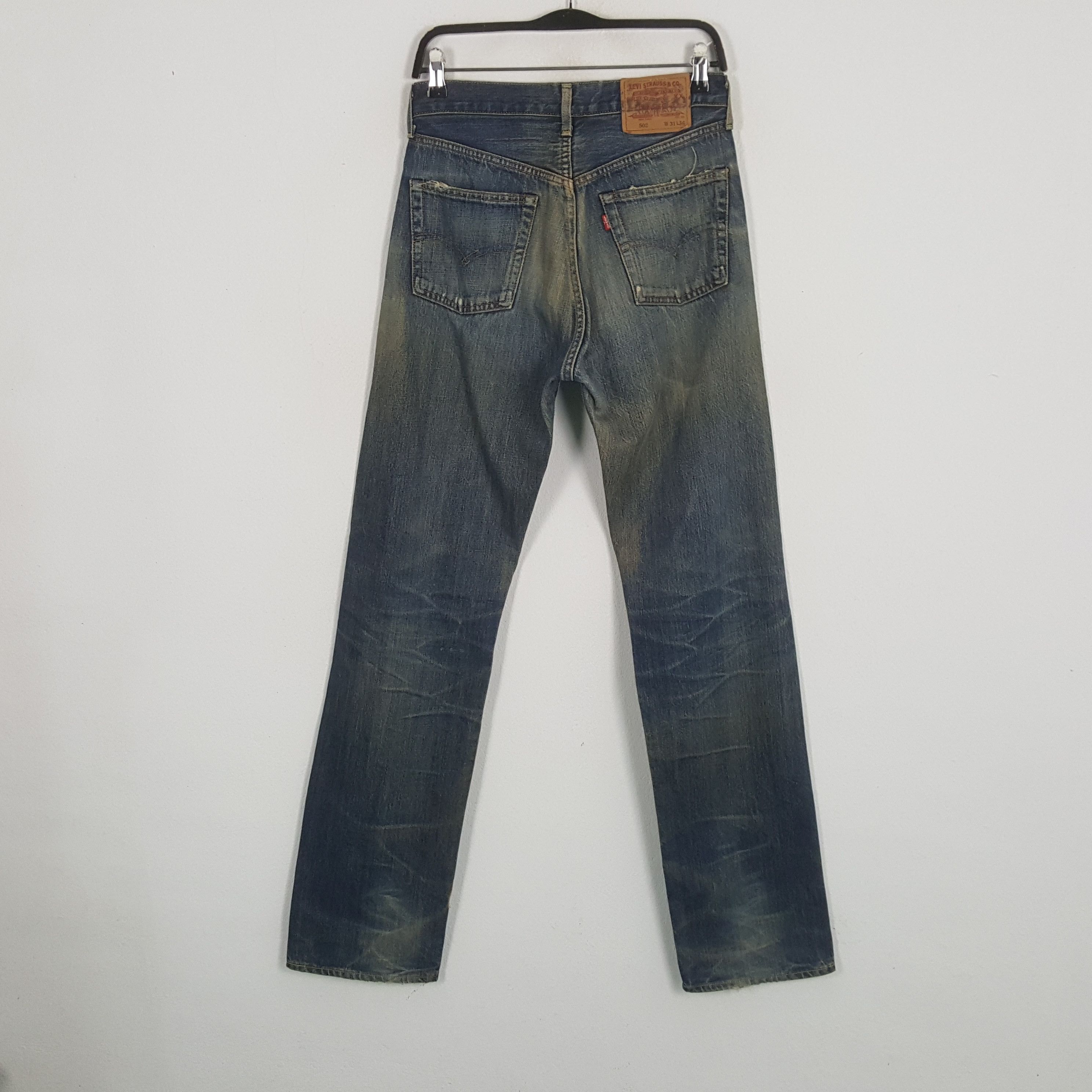 Levi's × Vintage LEVI'S Big E Selvedge Streetwear Style Distressed Jeans Size US 28 / EU 44 - 4 Thumbnail