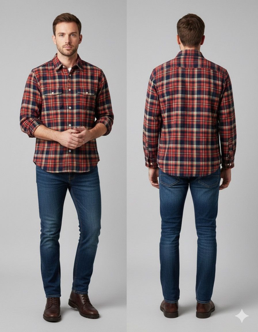 A.P.C. 🔥A.P.C Double Pockets Button Flannels Size US S / EU 44-46 / 1 - 1 Thumbnail