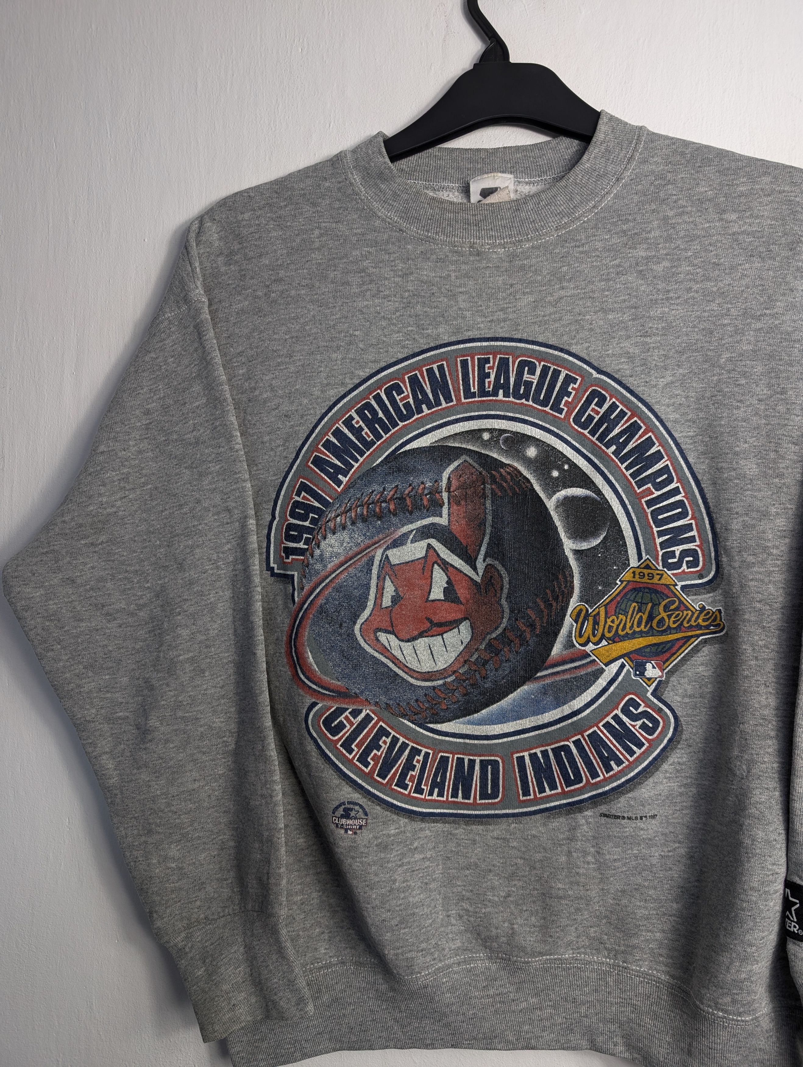Starter Vintage 90s 1997 Cleveland Indians World Series Starter Size US S / EU 44-46 / 1 - 2 Thumbnail