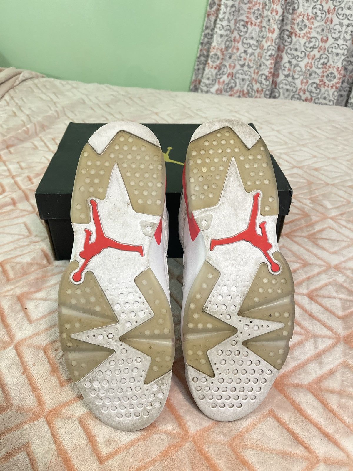 Jordan Brand × Nike AIR JORDAN FLIGHT CLUB 91 WHITE INFRARED Size US 13 / EU 46 - 5 Thumbnail