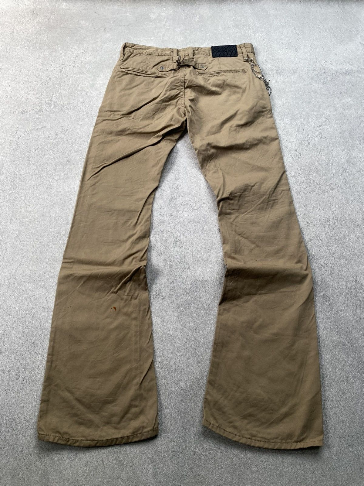 GOSTAR DE FUGA × Japanese Brand × Le Grande Bleu (L.G.B.) FUGA Flare pants with buckle back dead Stock conditions Size US 31 - 7 Thumbnail