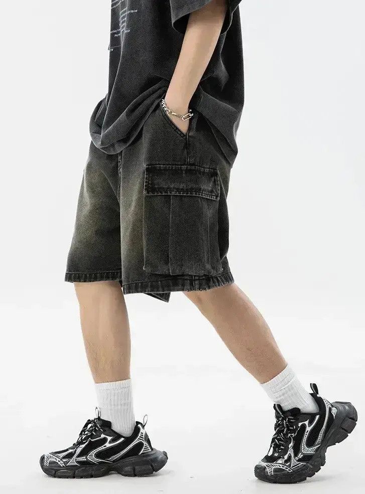 Japanese Brand Streetwear Retro Cargo Pockets Shorts y2k Size US 30 / EU 46 - 2 Thumbnail