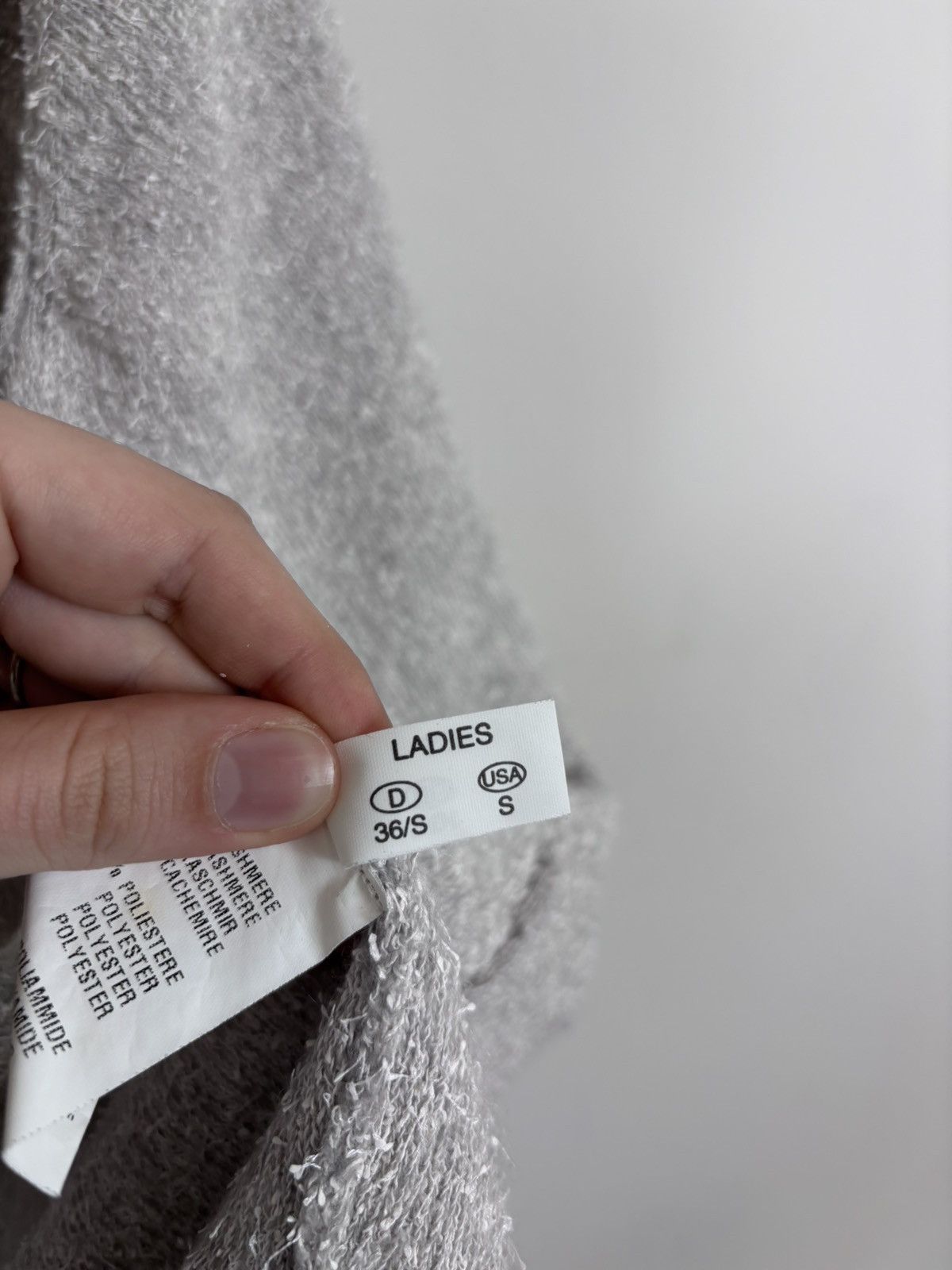Fabiana Filippi Fabiana Filippi Women’s Grey Cashmere Blend Cardigan Sweater Size M / US 6-8 / IT 42-44 - 14 Thumbnail