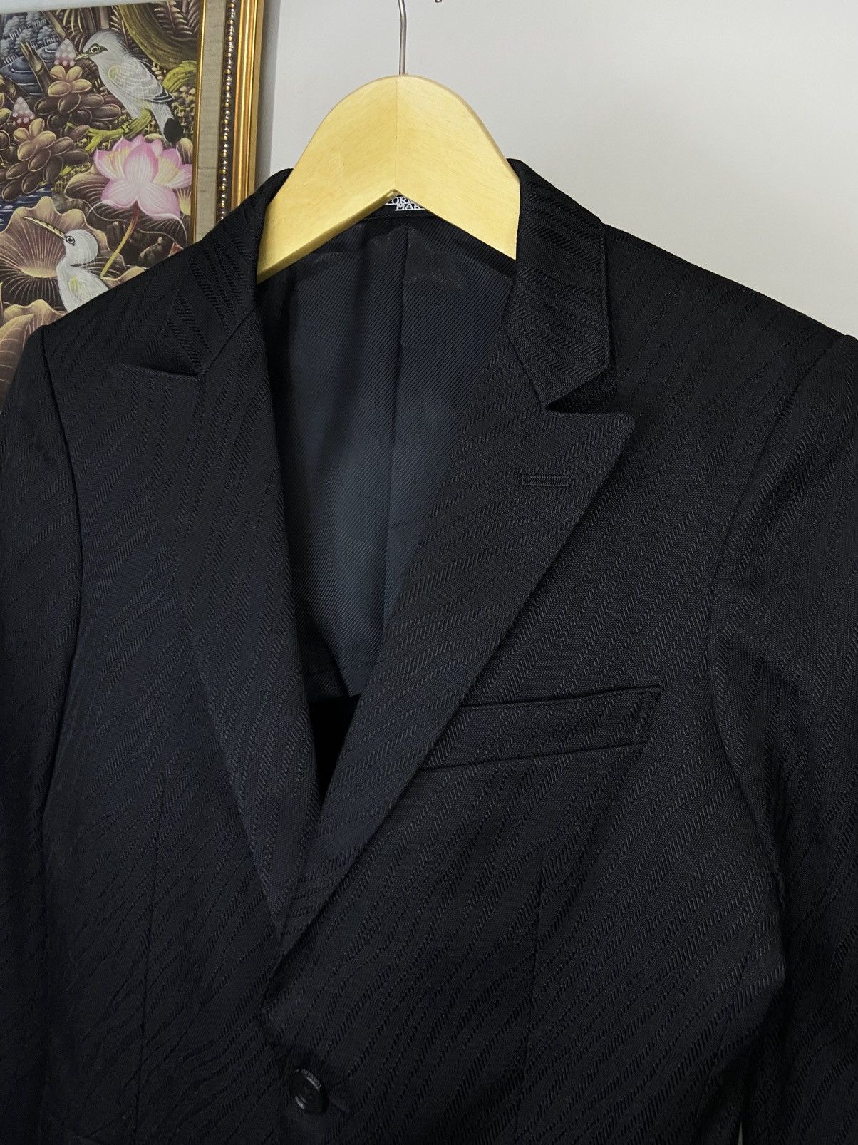 Tornado Mart 🔥 RARE 🔥Tornado Mart Japan Pattern Single Breasted Blazer Size 38S - 7 Thumbnail