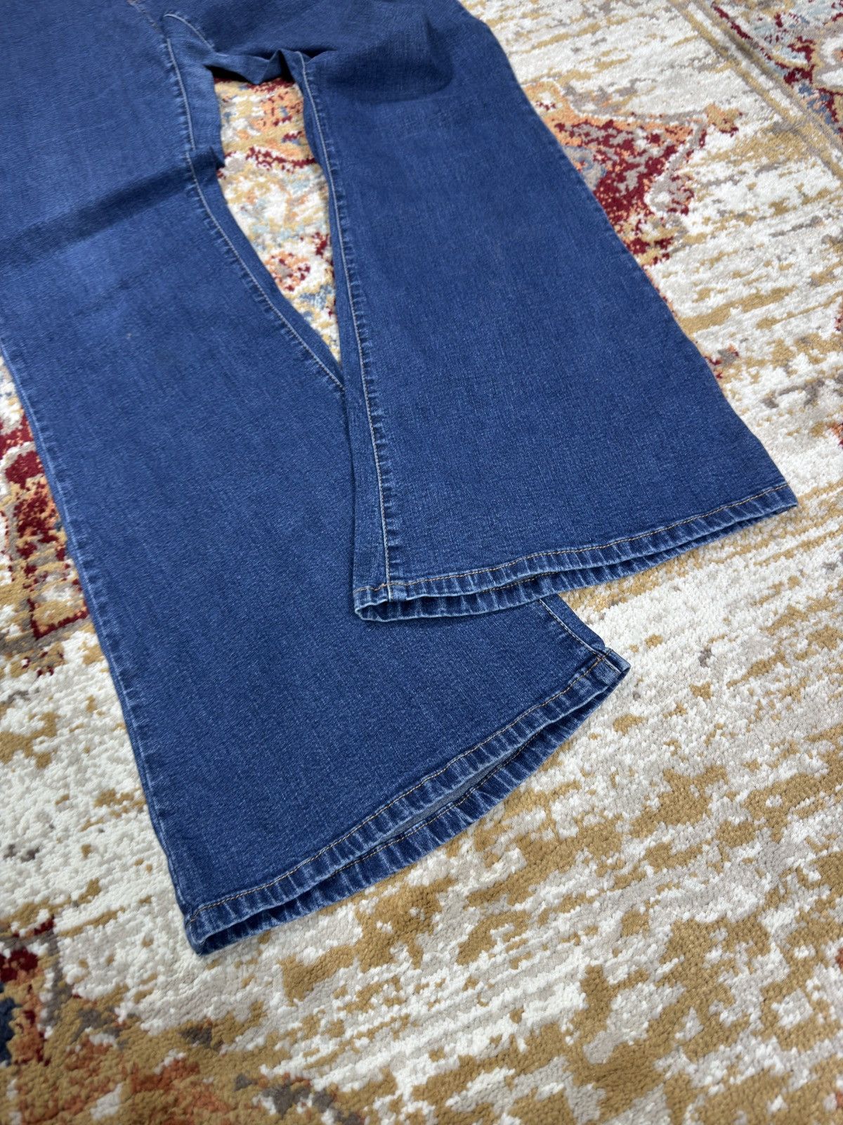 Hysteric Glamour ᶠᵃⁿᶜʸᵍᵘʸ Y2K Flared Baggy Washed Bootcut Denim Jeans Vintage Size US 30 / EU 46 - 2 Thumbnail