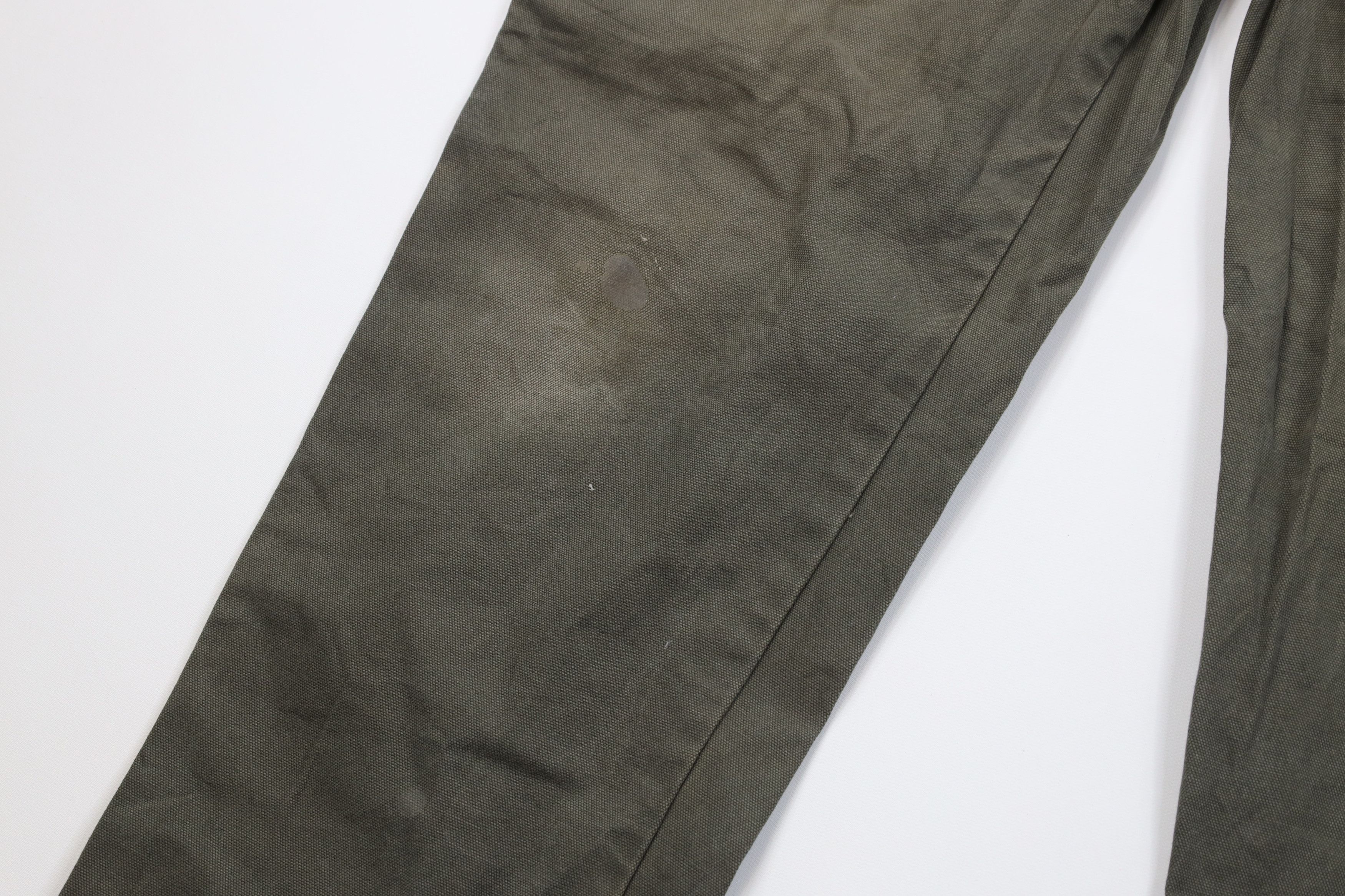 Dickies Vintage Y2K Dickies Canvas Dungaree Pants Workwear Green Size US 33 - 5 Thumbnail