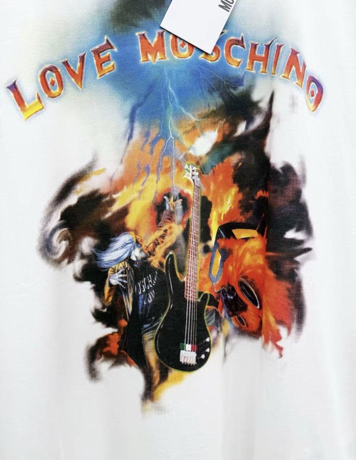 Moschino Love Moschino 100% Cotton Long Sleeve T-shirt J30 Size US XXL / EU 58 / 5 - 3 Thumbnail