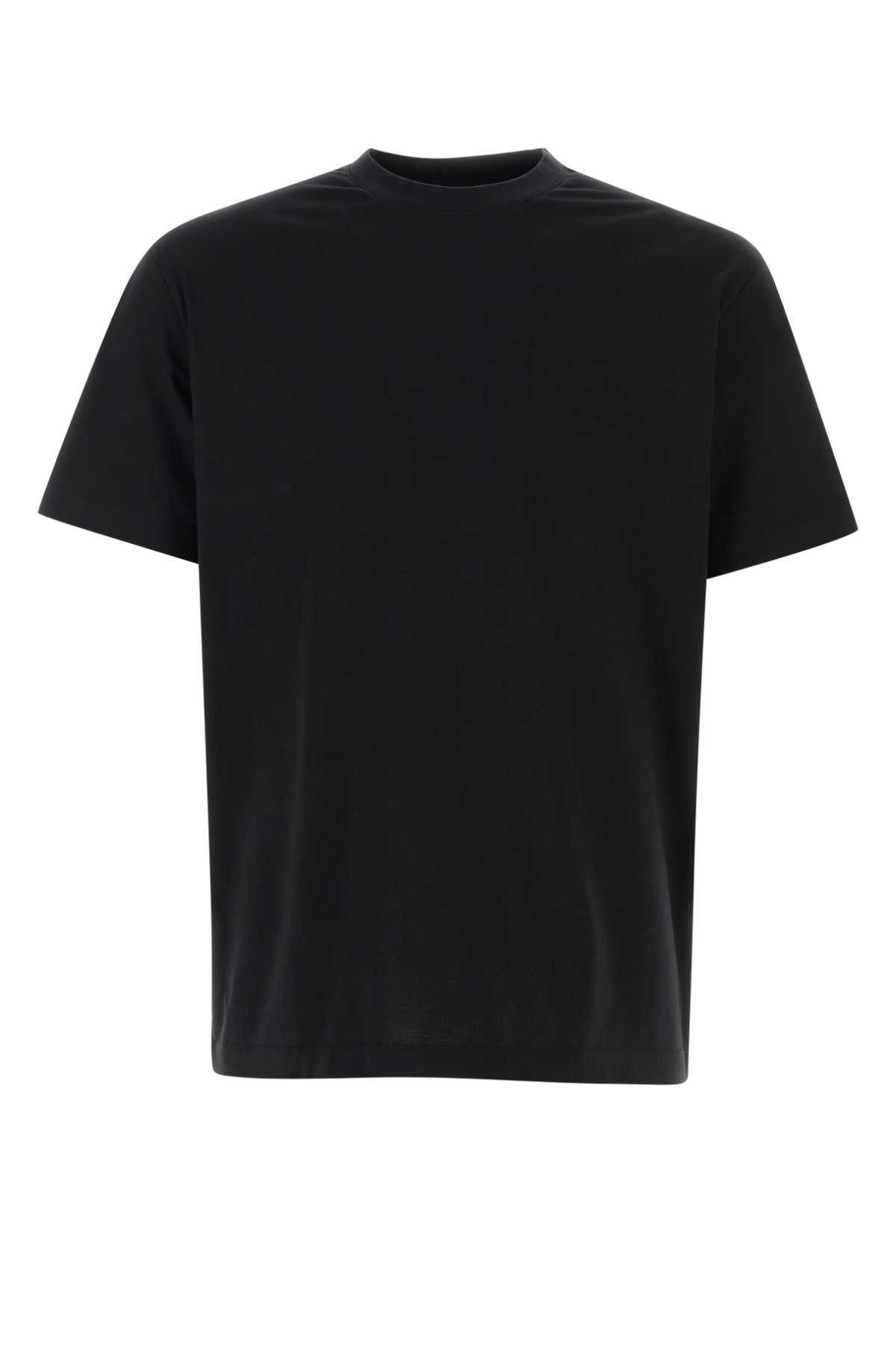 image of Y 3 Black Cotton T-Shirt, Men's (Size XS)
