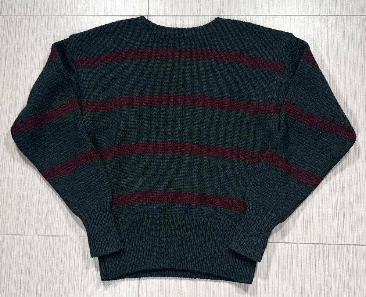 Polo Ralph Lauren Vintage Polo Ralph Lauren Striped Scribble Sweater (Size L) Size US L / EU 52-54 / 3 - 3 Thumbnail