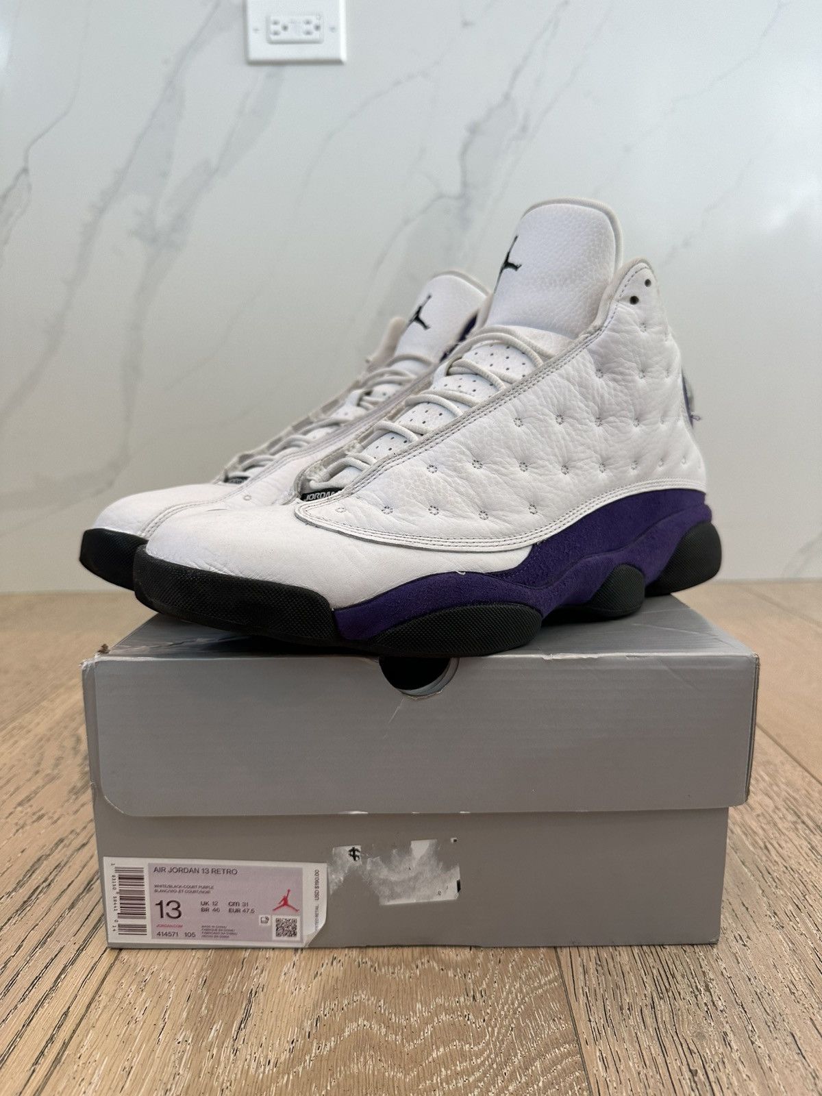 Jordan Brand Jordan 13 Retro Lakers Size US 13 / EU 46 - 1 Thumbnail