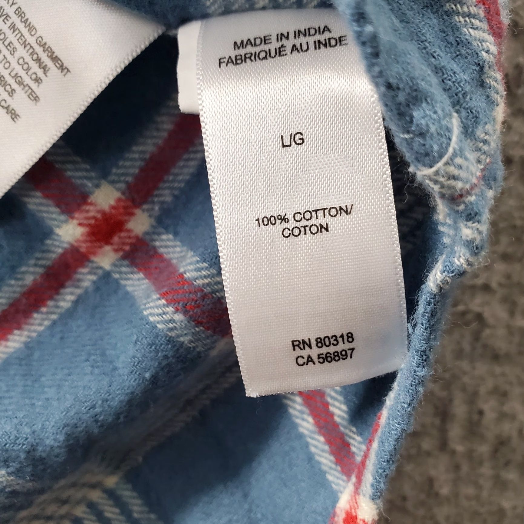 Lucky Brand Lucky Brand Flannel Shirt Mens Large Multi Plaid Classic Fit Collared Button Up Size US L / EU 52-54 / 3 - 7 Thumbnail