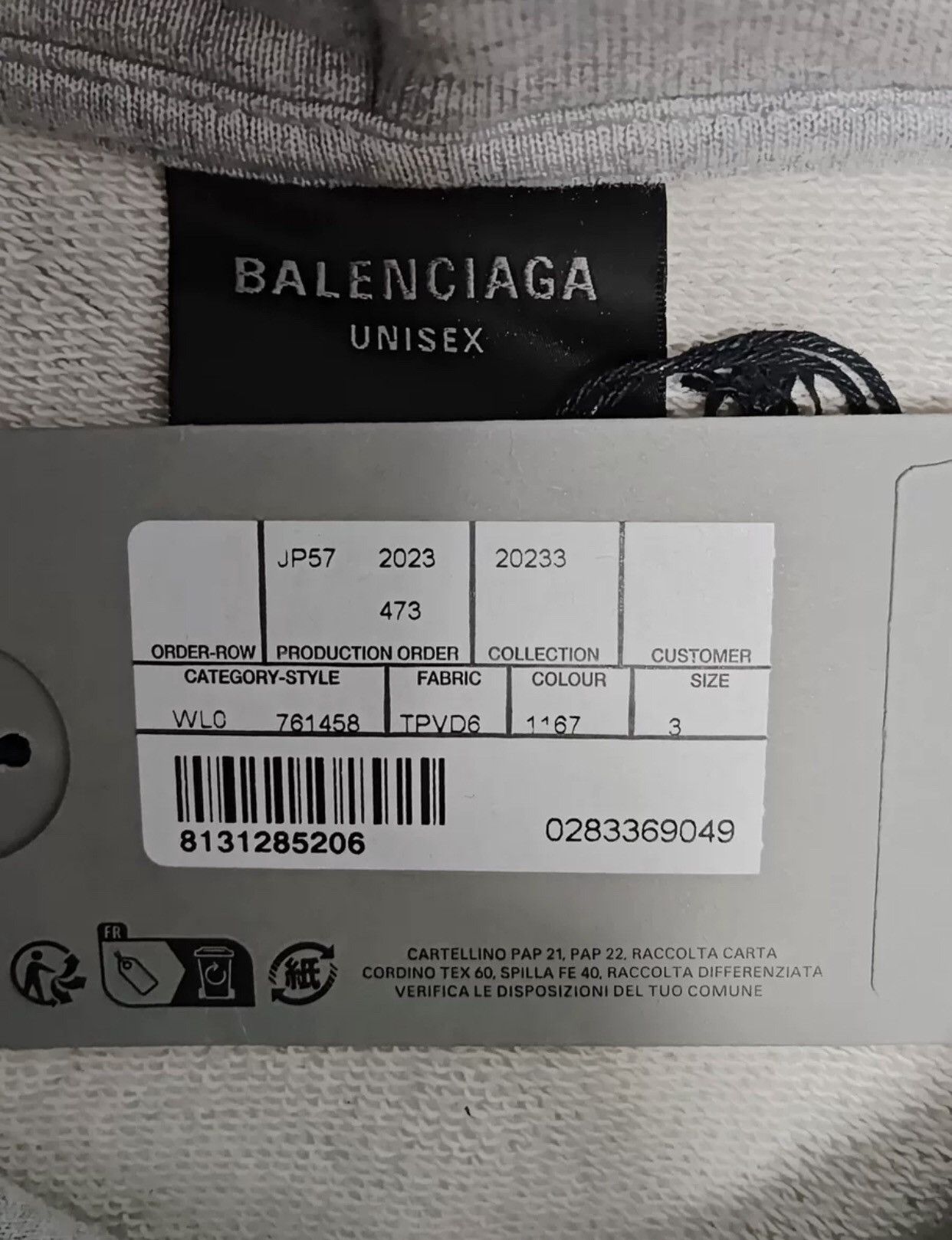 Balenciaga Balenciaga 23fw Dye Be Kind Berlin Made Old Sabotage Hoodie Size US L / EU 52-54 / 3 - 4 Thumbnail