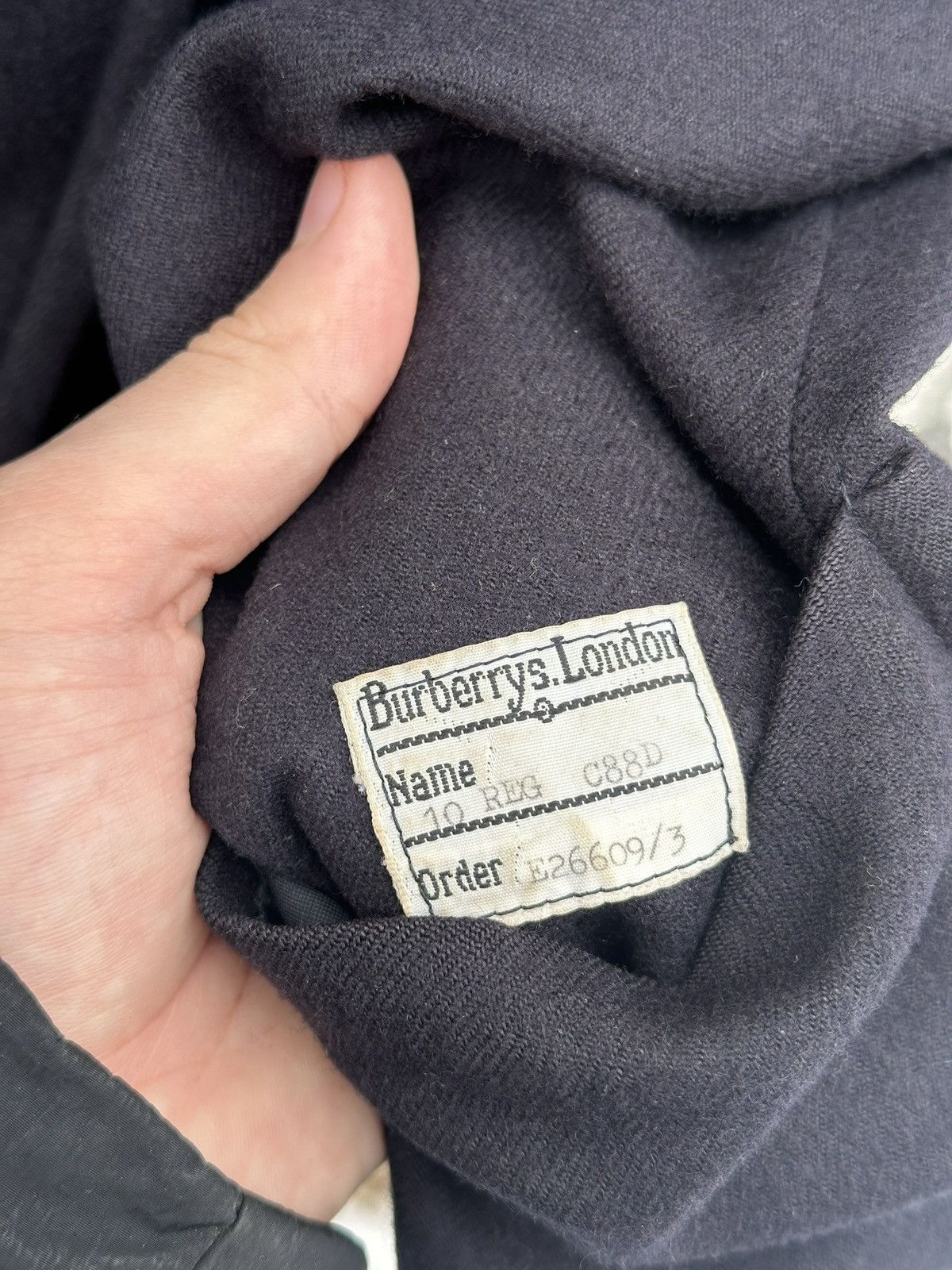 Burberry Burberrys Tailored Double Breasted Logo Wool Coat Blazer Size L / US 10 / IT 46 - 6 Thumbnail