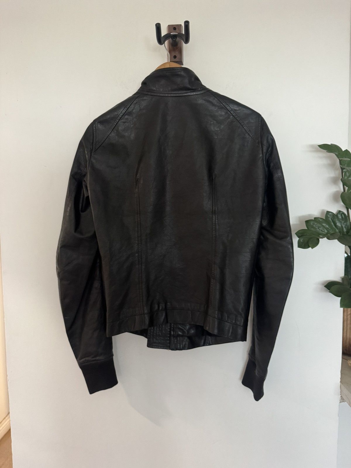 Rick Owens Olmar & Mirta Intarsia Leather Jacket 48 Size US M / EU 48-50 / 2 - 2 Thumbnail