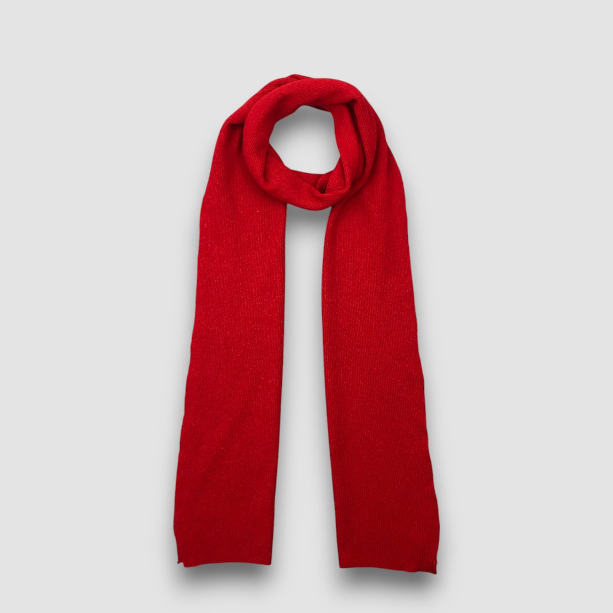Benetton Vintage Benetton Scarf Muffler Wool Knit Winter Scarves Size ONE SIZE - 1 Thumbnail