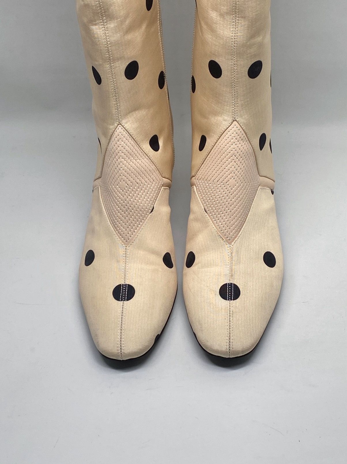 Valentino Valentino Garavani Equivoque Tall Polka Dot Boots size 37 Size US 7 / IT 37 - 9 Thumbnail