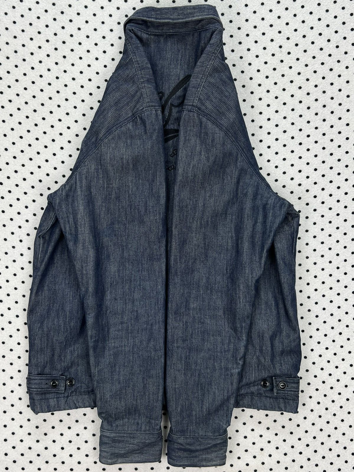 Japanese Brand Leflah Blanket Denim Jacket Size US XL / EU 56 / 4 - 6 Thumbnail