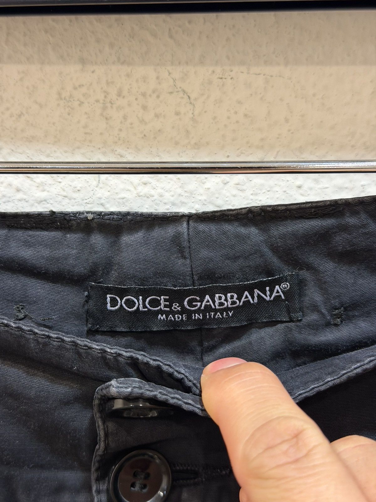 Dolce & Gabbana SS04 Reinforced Painted Cargo Utility Pants 44 Size US 30 / EU 46 - 5 Thumbnail