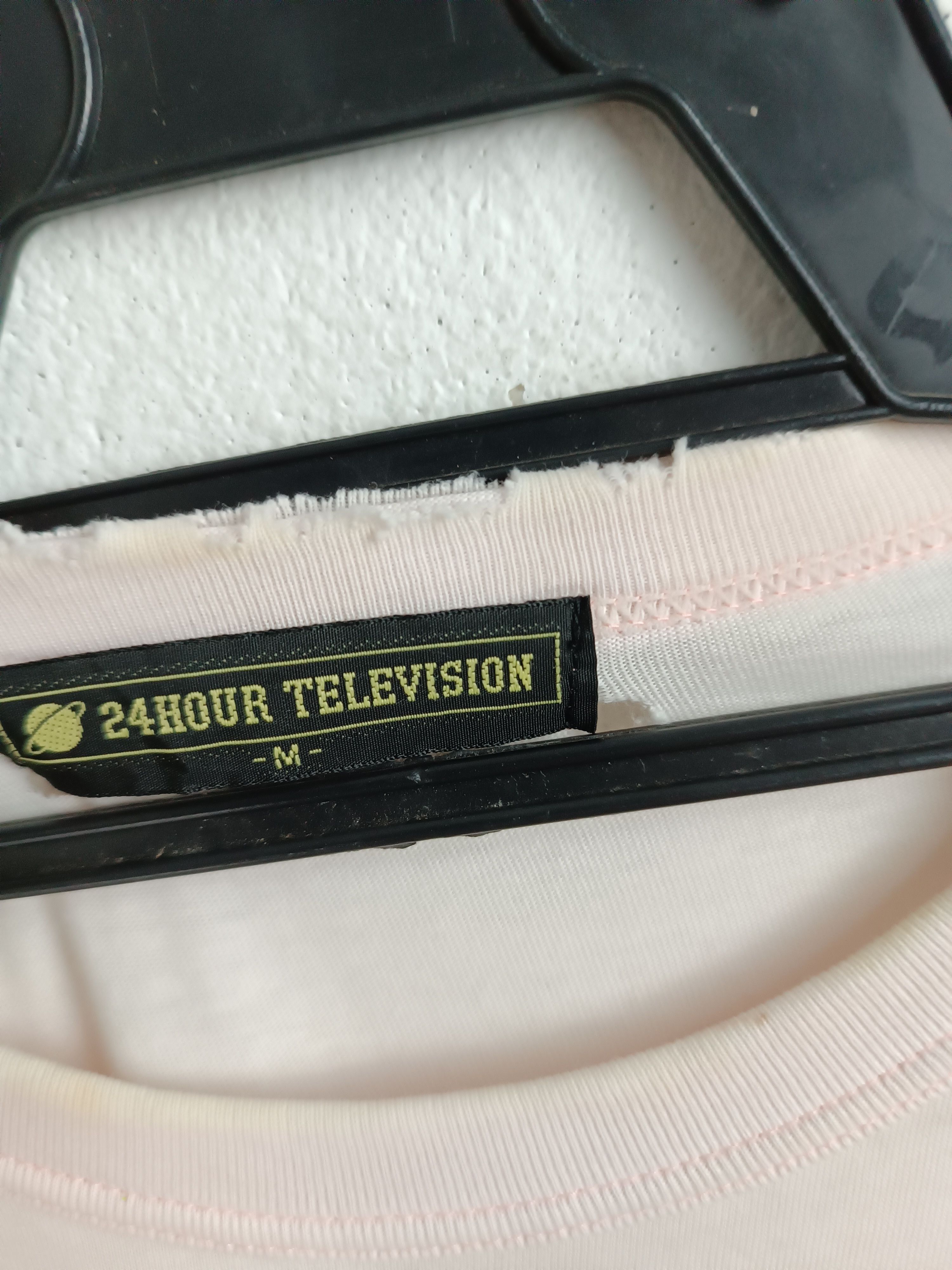 Japanese Brand THRASHED FADED VINTAGE 90'S 24 HOUR TELEVISION VERY RARE Size US M / EU 48-50 / 2 - 7 Thumbnail