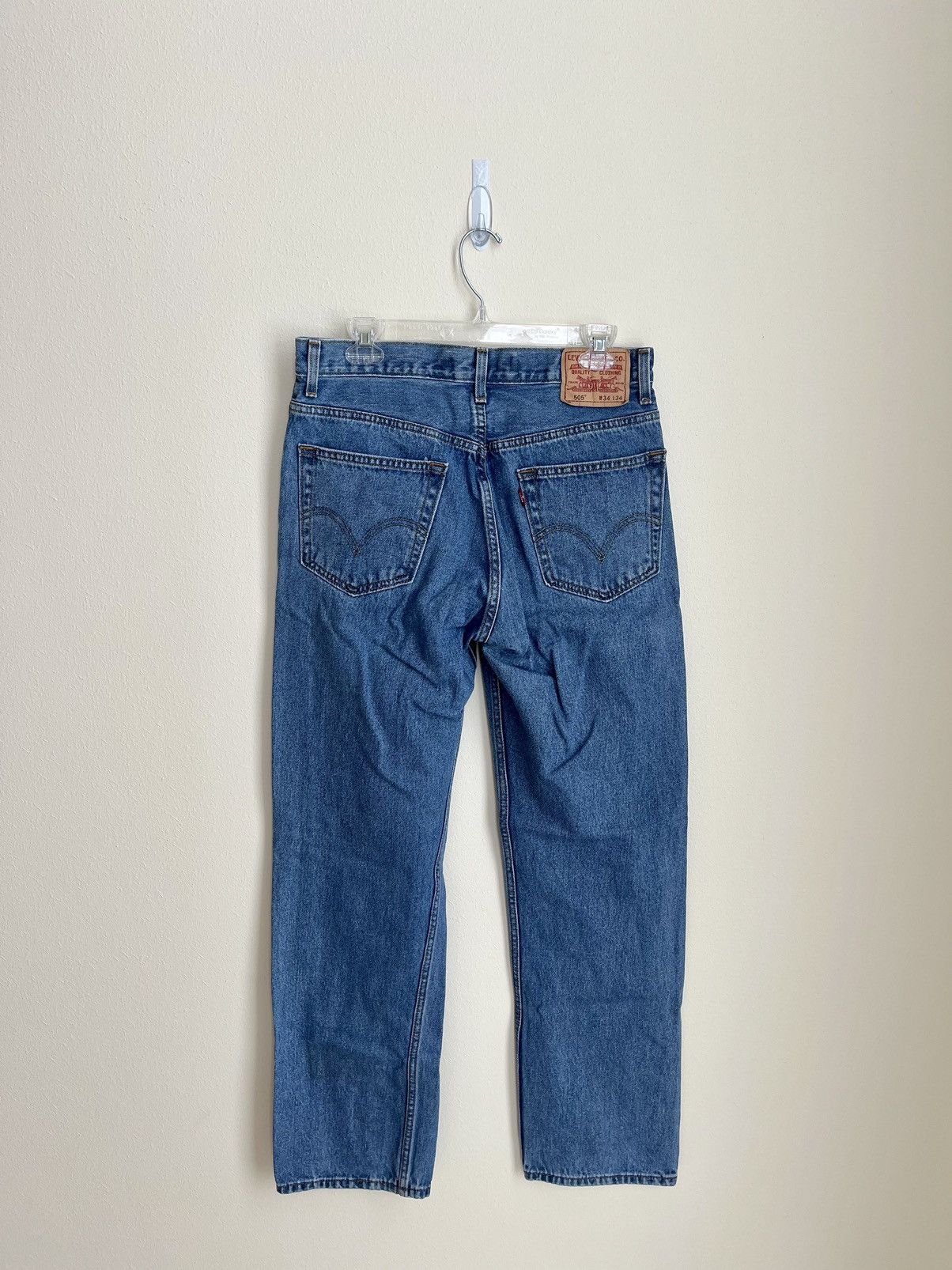 Levi's Levis 505 Medium Wash Denim Size US 32 / EU 48 - 6 Thumbnail