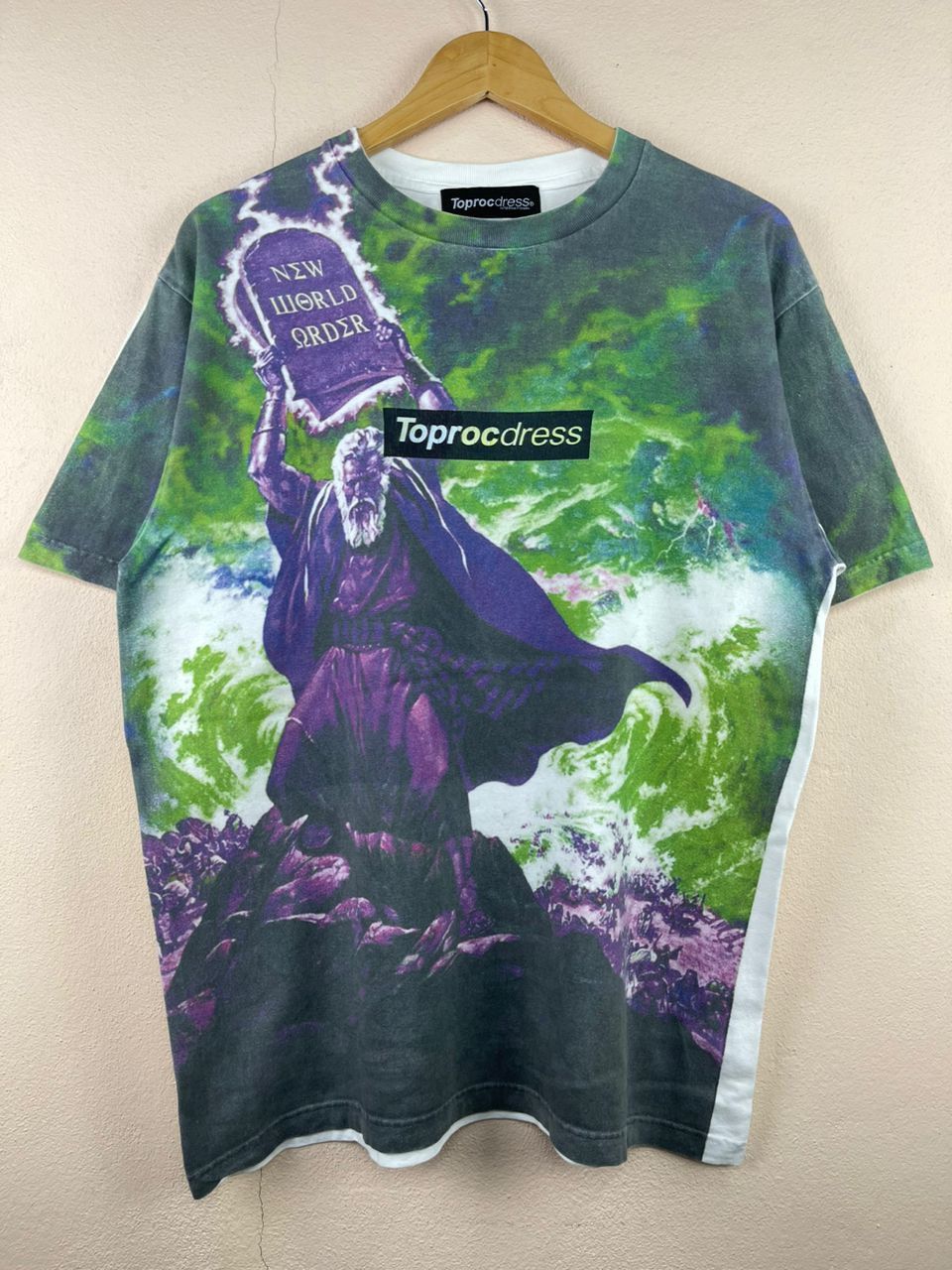 Japanese Brand Toprocdress New World Order Tee Size US XL / EU 56 / 4 - 1 Thumbnail