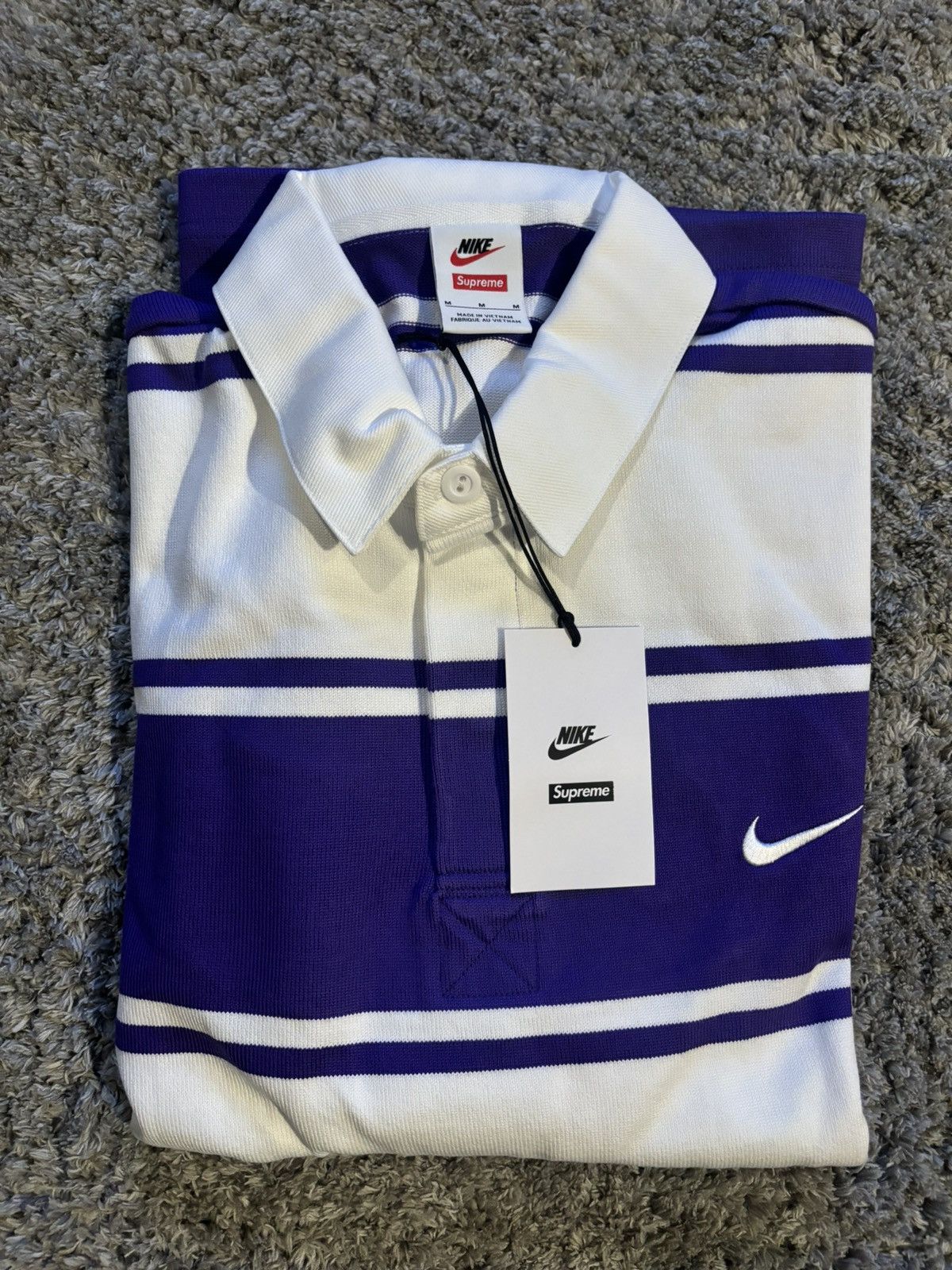 Nike × Supreme Supreme Nike Stripe Rugby Size US M / EU 48-50 / 2 - 5 Thumbnail