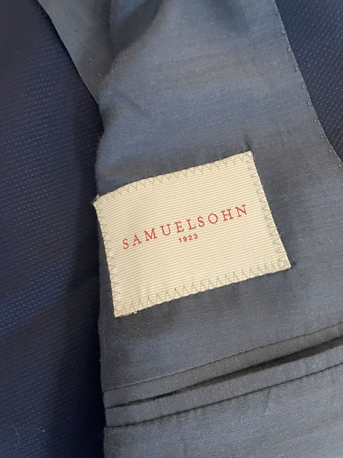 Samuelsohn Super Light Italian Wool Jacket Size 40R - 7 Thumbnail