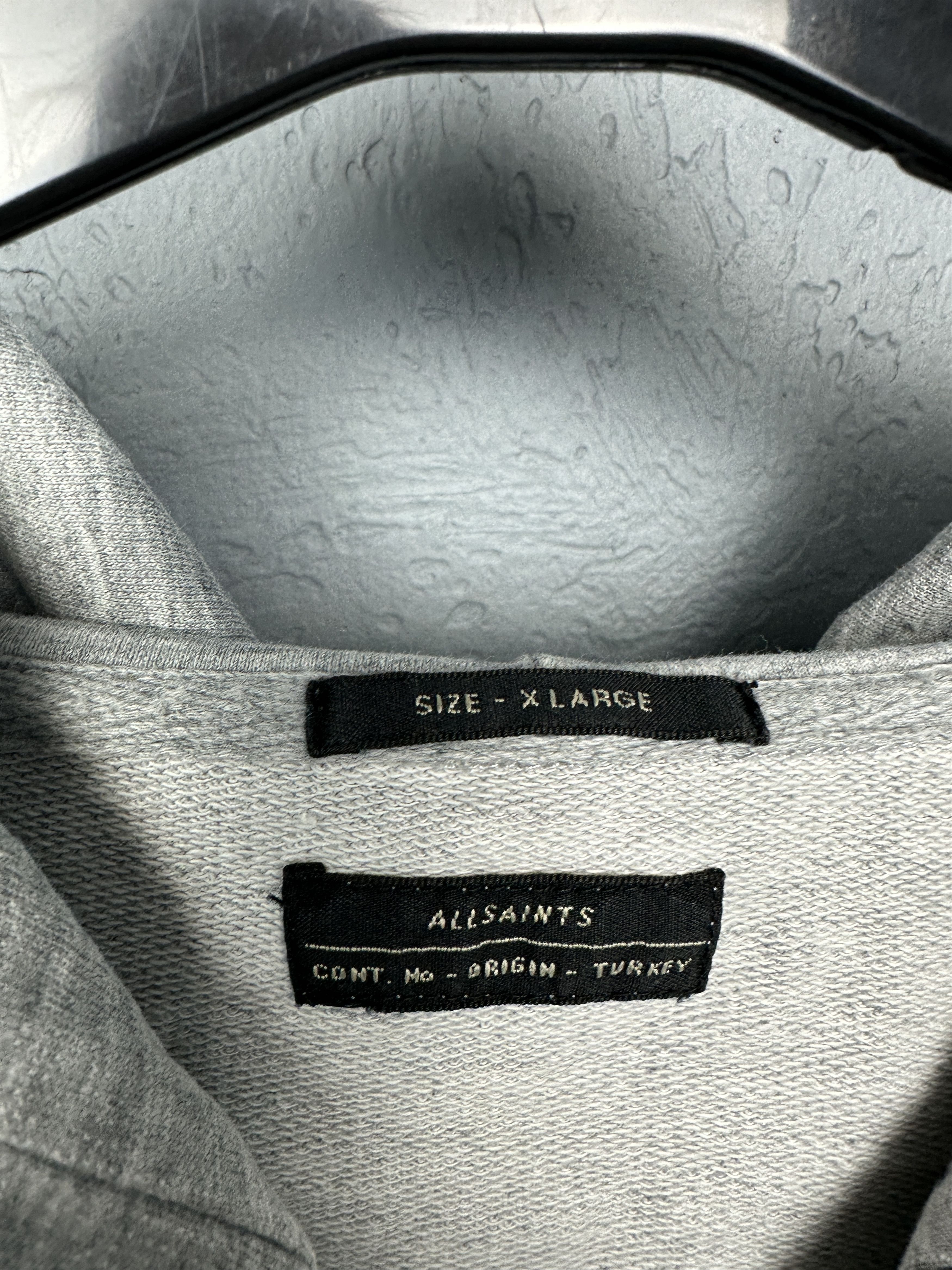 Allsaints × Vintage Allsaints Vintage Mens Orian Zip Hoodie Size US XL / EU 56 / 4 - 4 Thumbnail