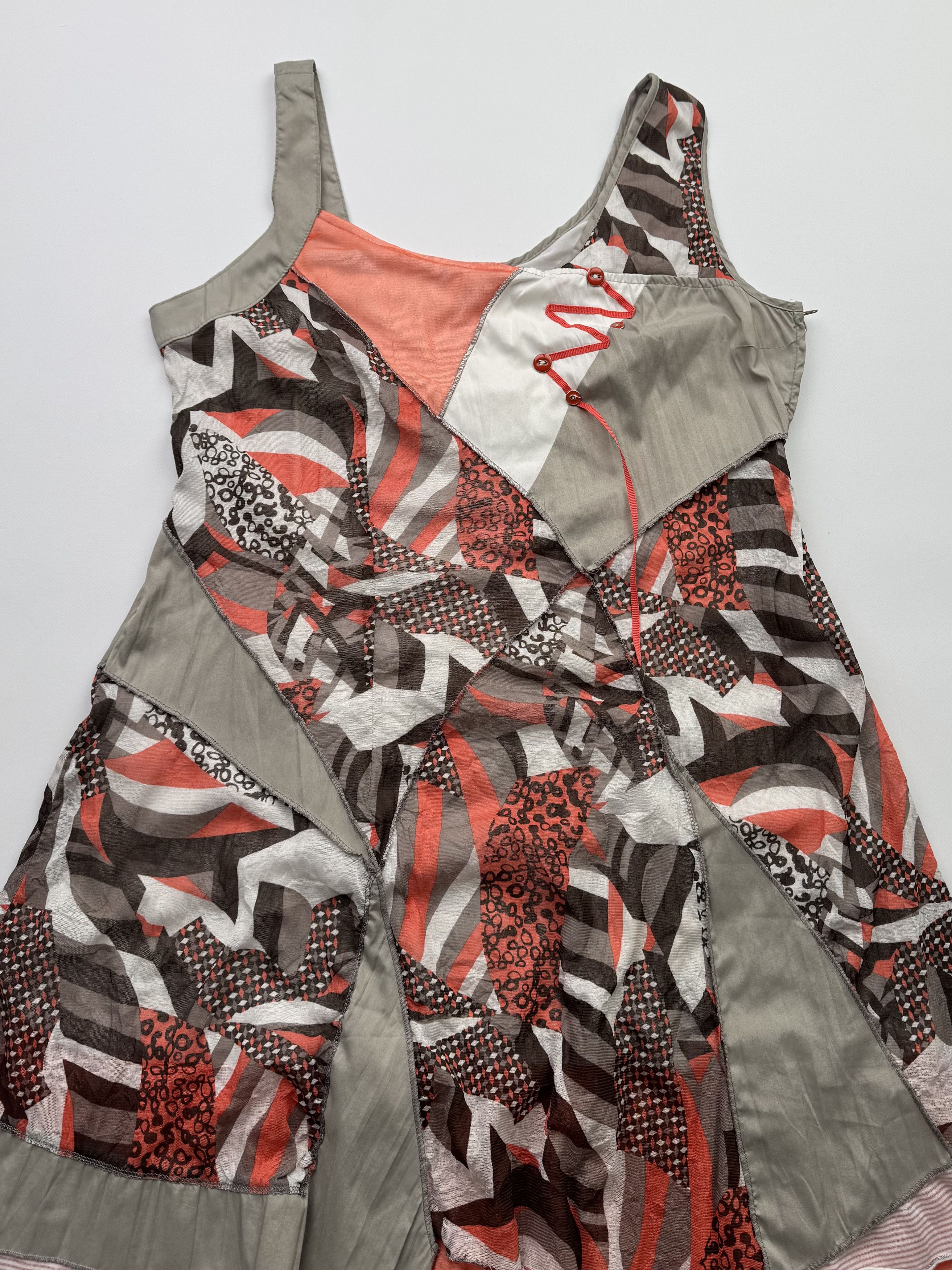 Japanese Brand Vintage Flare Dress B258 E2(V367) Size L / US 10 / IT 46 - 2 Thumbnail