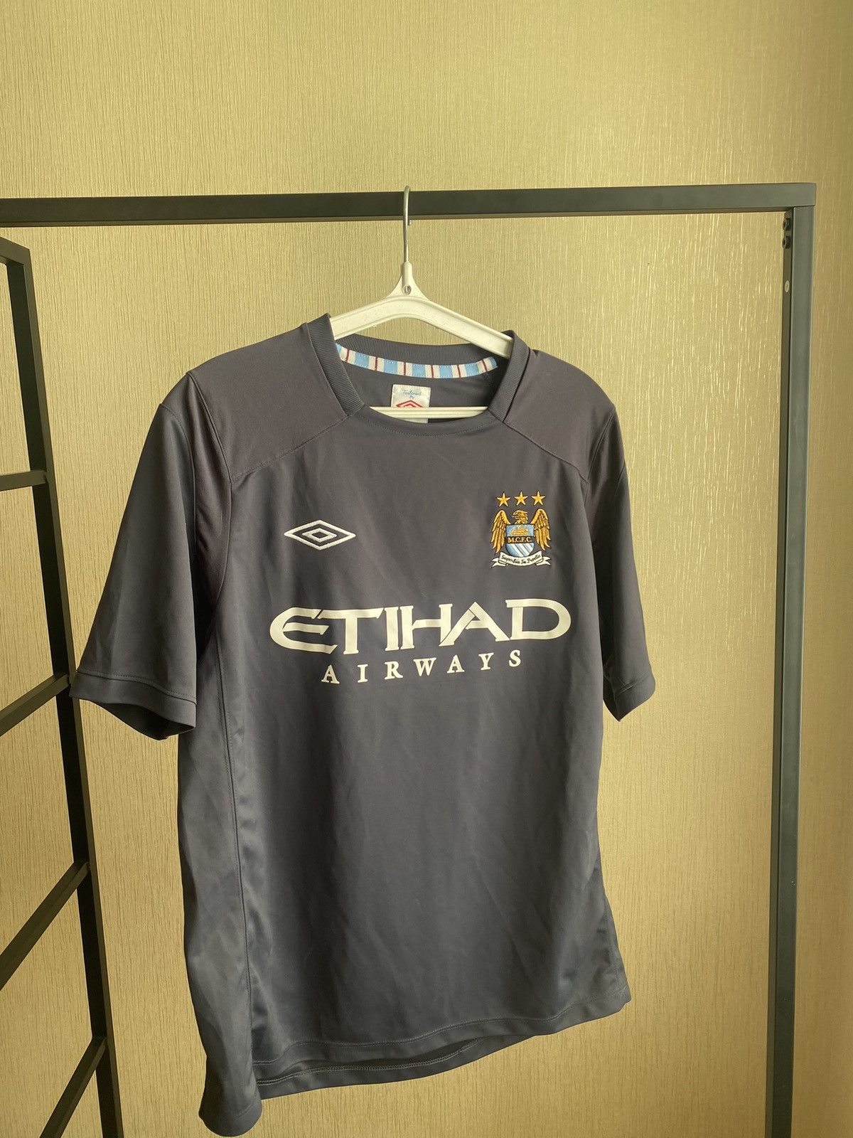image of Soccer Jersey x Umbro Manchester City in Grey, Men's (Size Medium)