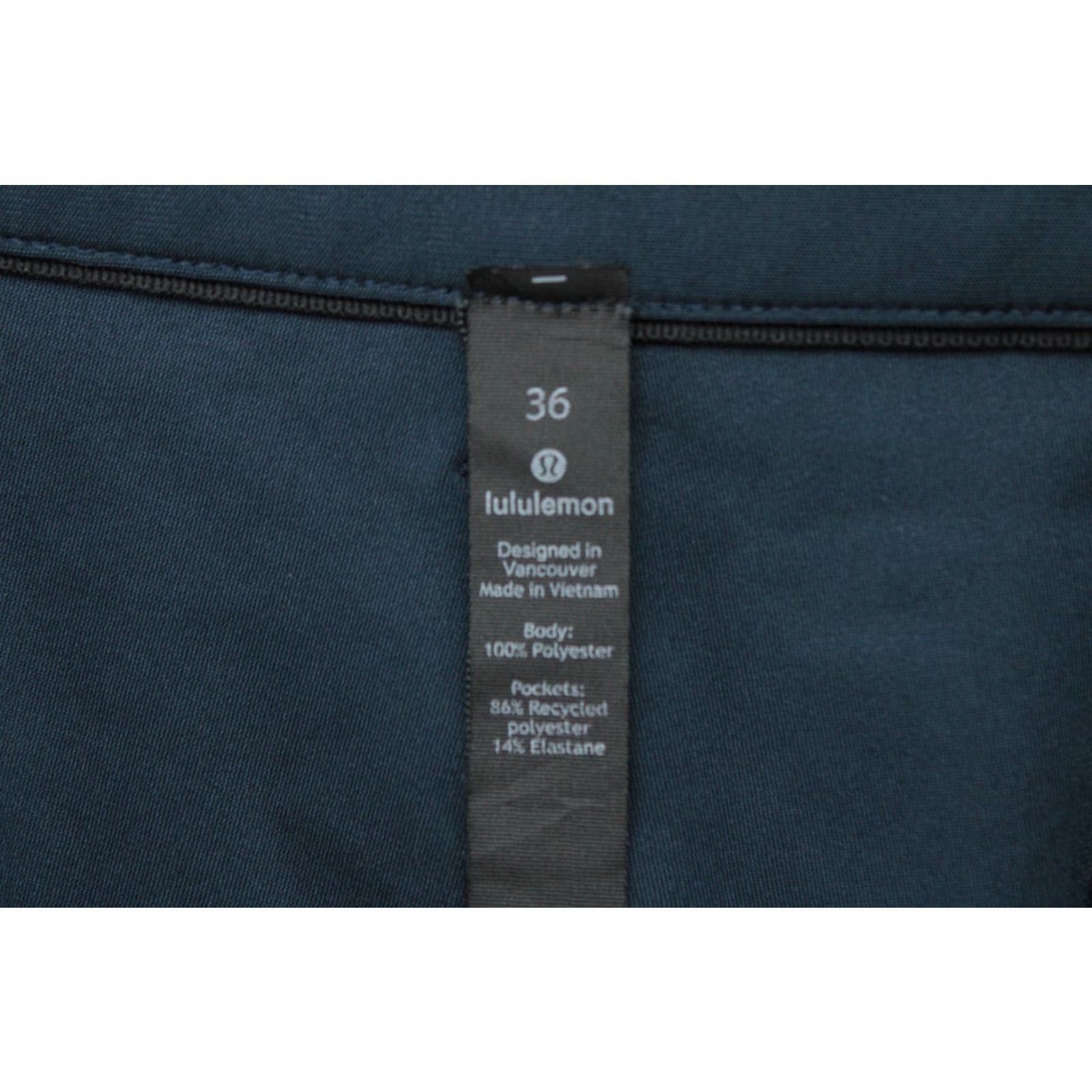 Lululemon Lululemon Warpstreme Commission Shorts Men 36 Blue Slim Zip Pocket Athleisure Size US 36 / EU 52 - 6 Thumbnail
