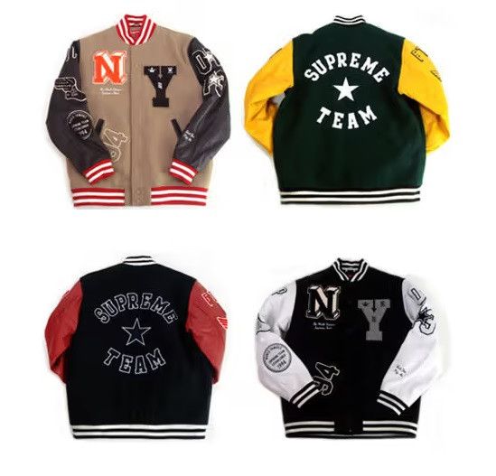 Supreme Supreme AW06 All City Baseball Varsity Jacket Black White Size US M / EU 48-50 / 2 - 10 Thumbnail