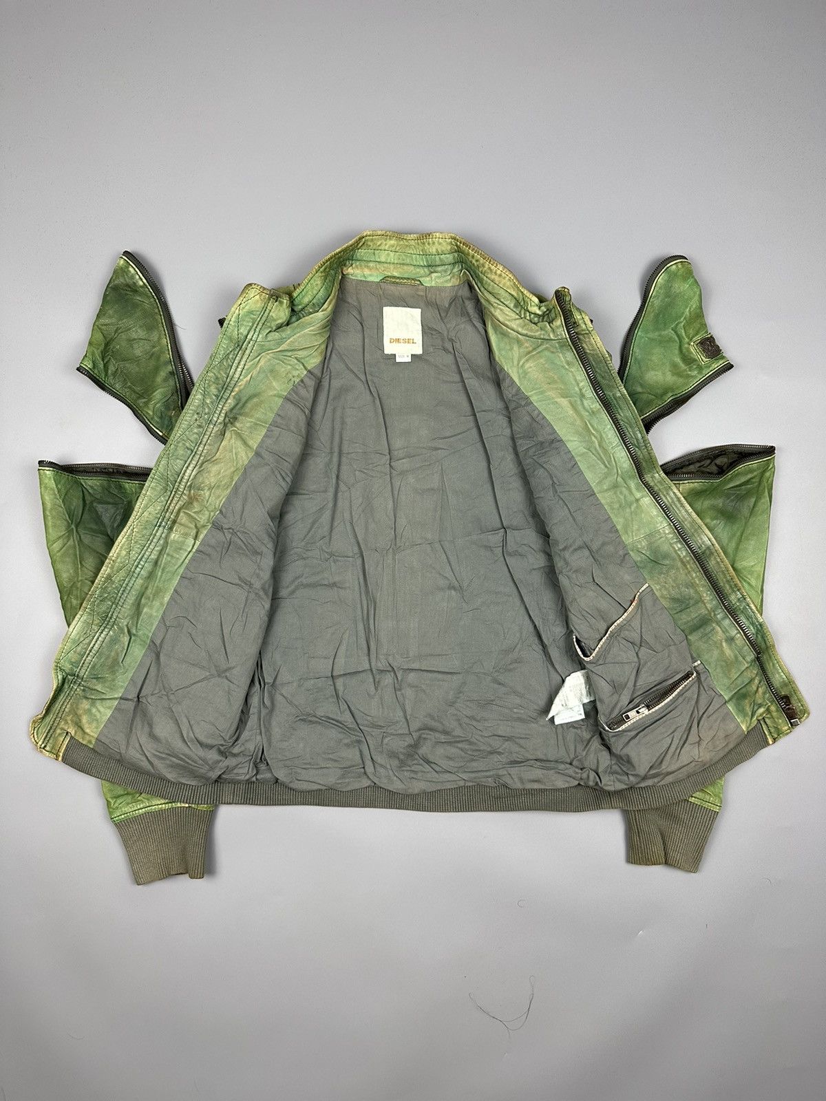 Diesel 🔥Very Rare🔥Vintage Diesel Leather Jacket Size US M / EU 48-50 / 2 - 13 Thumbnail