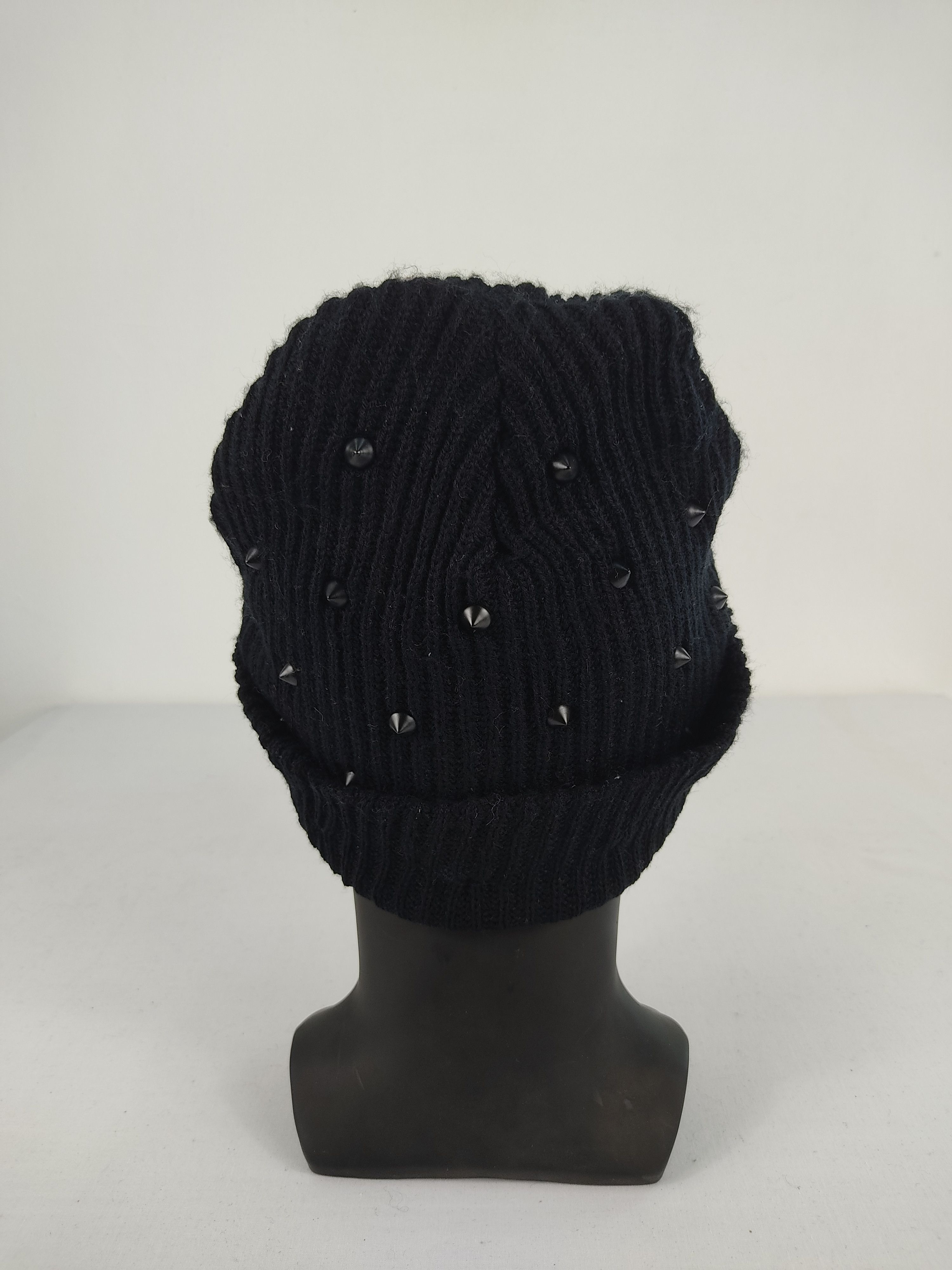 Japanese Brand vintage Japanese Brand Studded Punk Beanie/Snow Hat/Snow Cap Size ONE SIZE - 3 Thumbnail