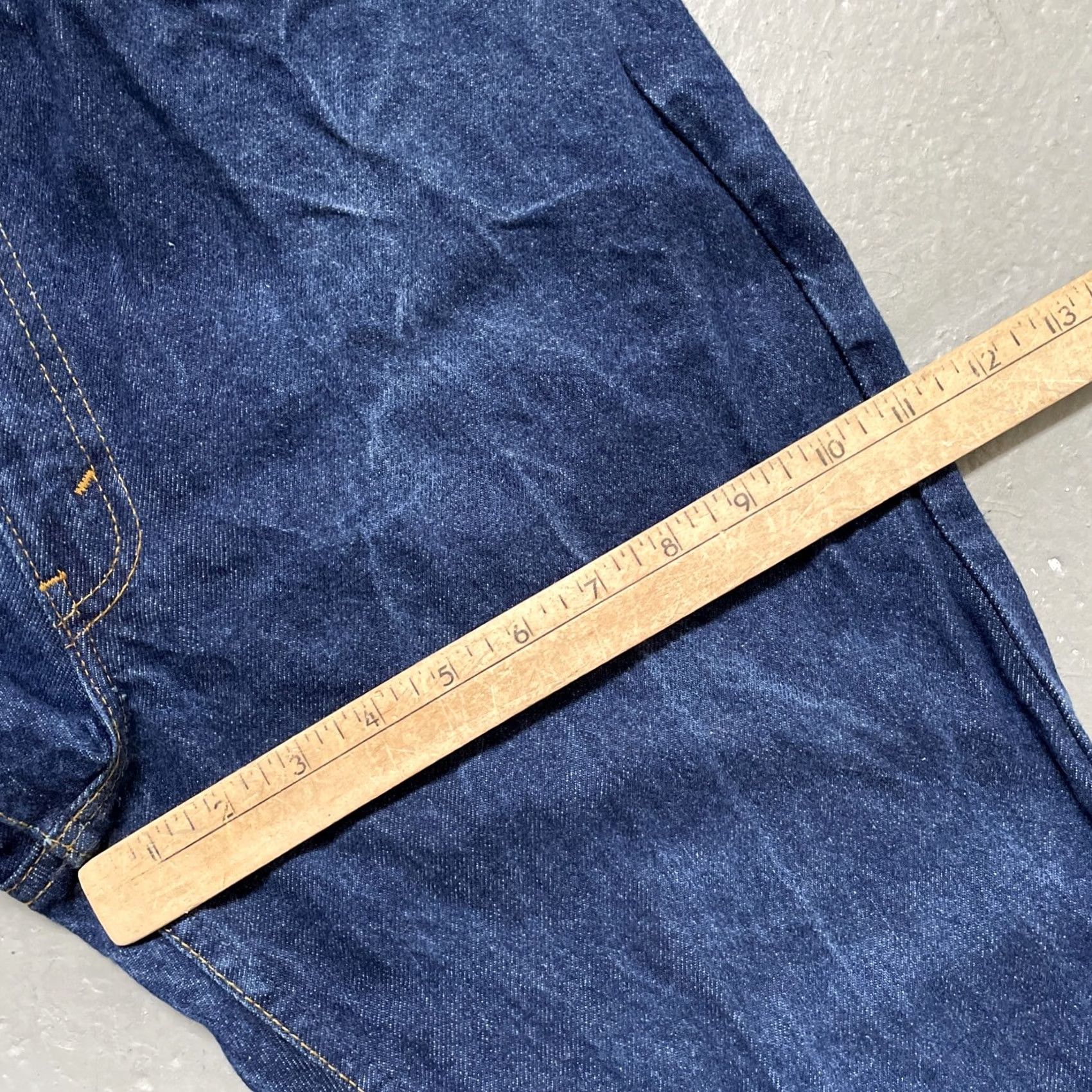 Levi's VINTAGE Levi's 517 Orange Tab Dark Blue Jeans Bootcut 34x30 Men USA Size US 34 / EU 50 - 5 Thumbnail