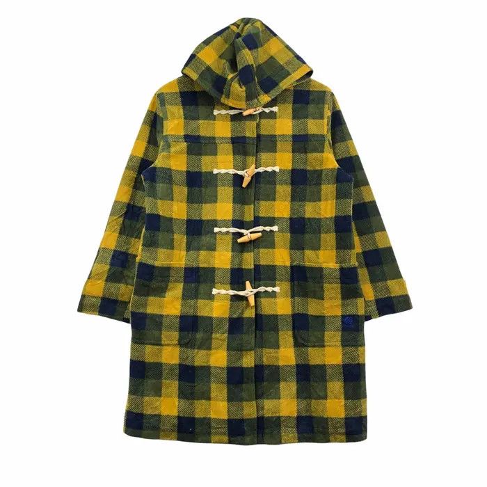 Vintage Vtg PIKO HAWAIIAN LONGBOARD Duffle Jacket Plaids Checks Nova Size M / US 6-8 / IT 42-44 - 1 Thumbnail